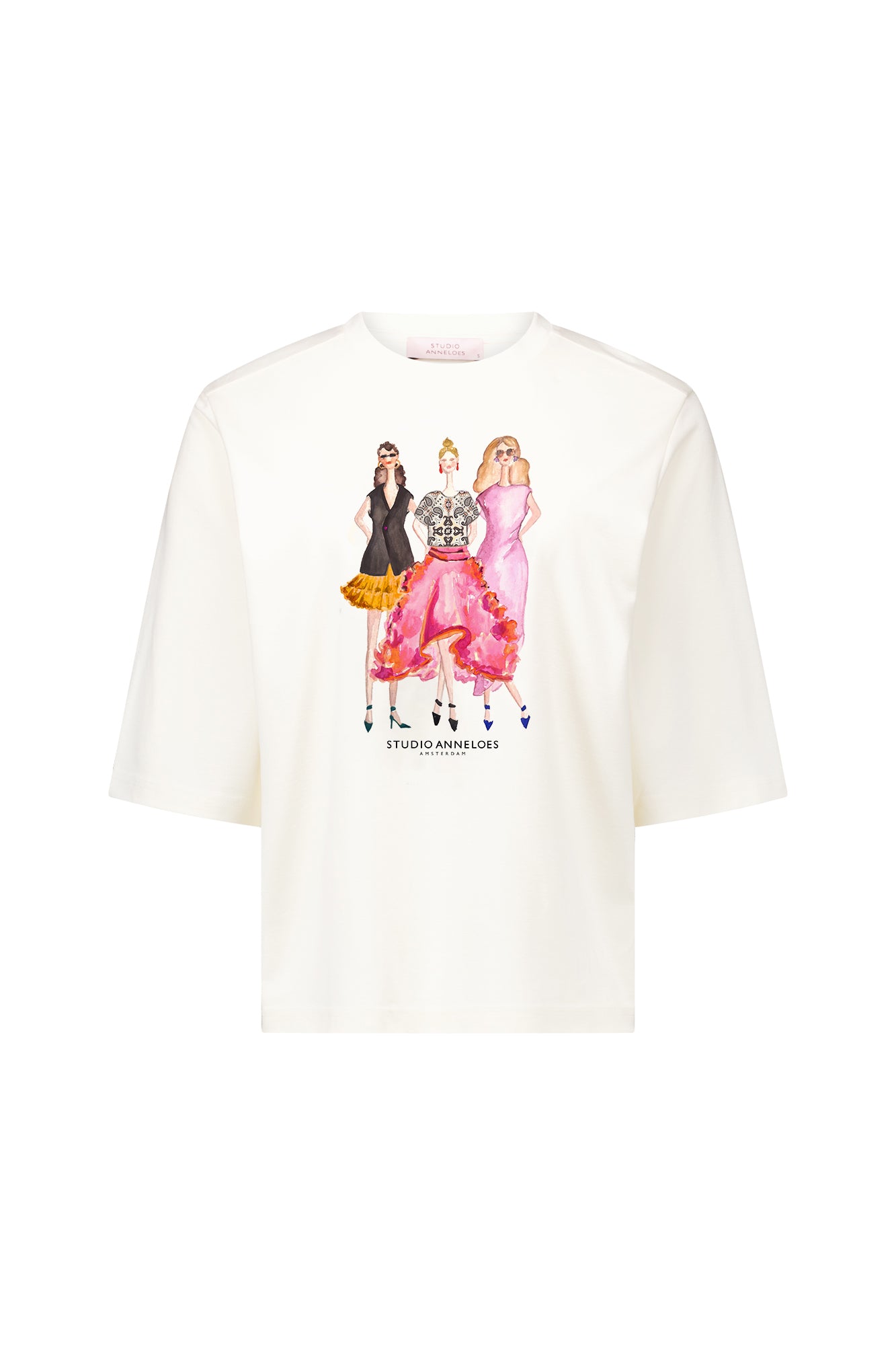 Studio Anneloes T-Shirts creme