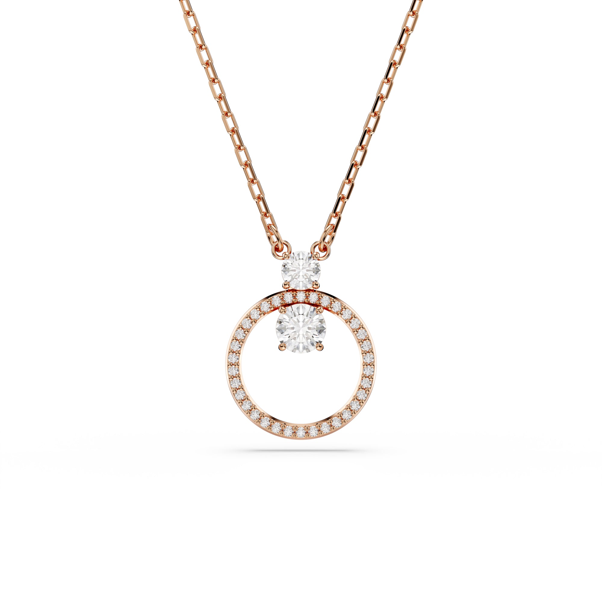 Swarovski Halsketten roségold