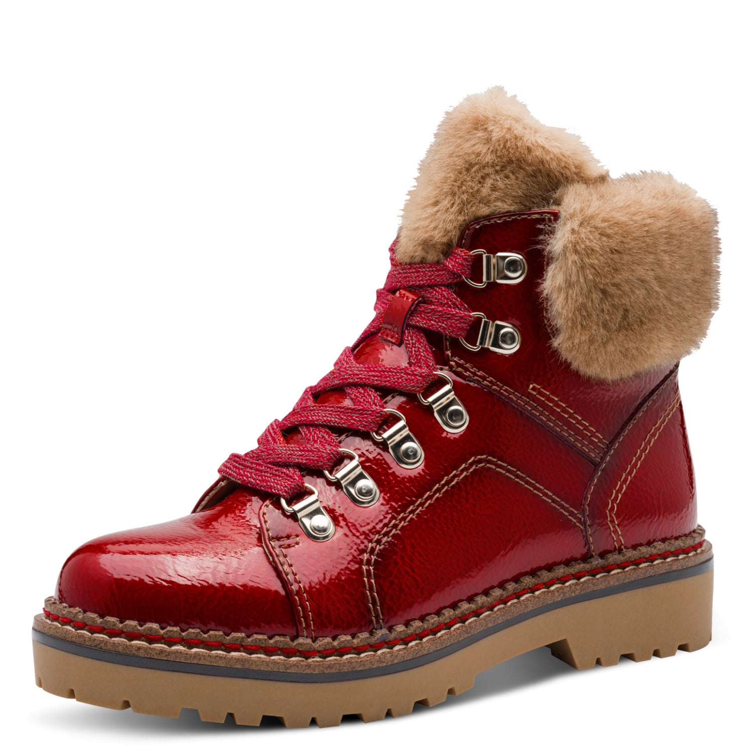 Tamaris Stiefeletten  rot