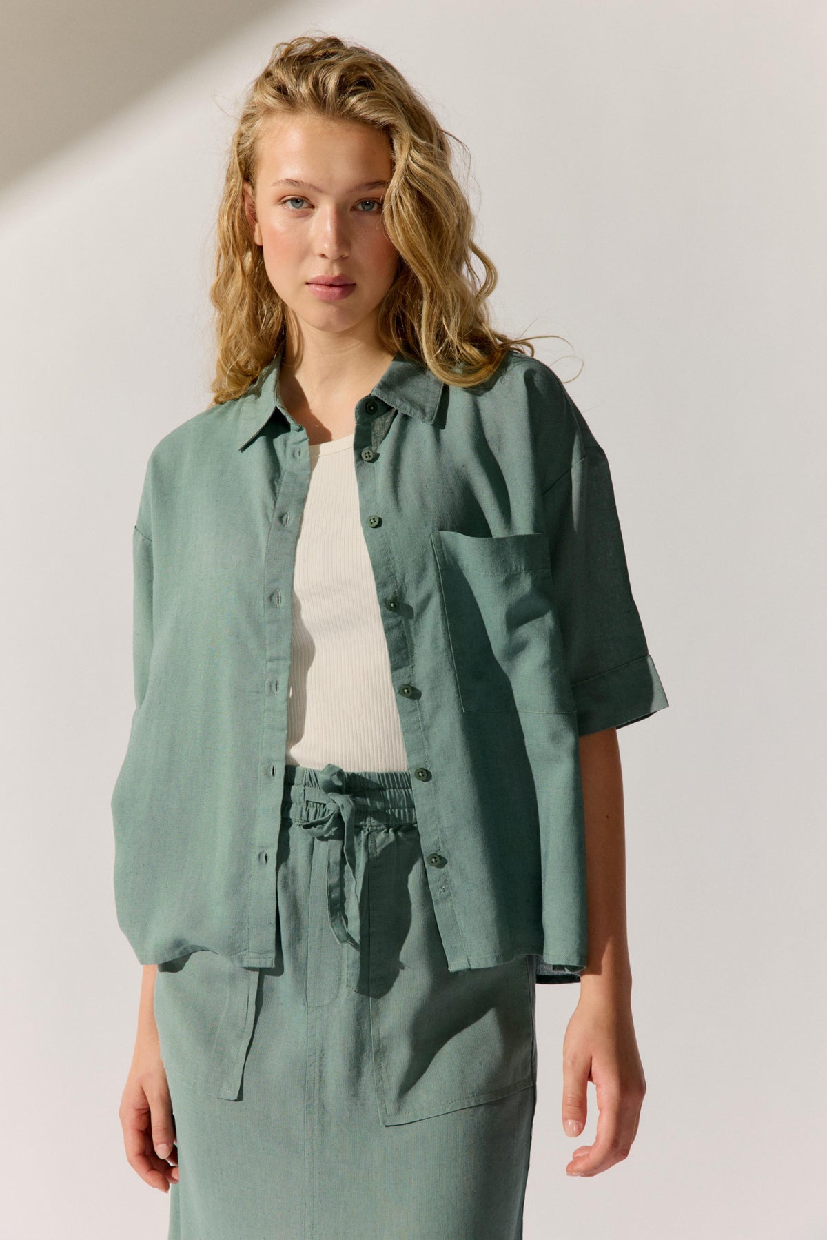 The Fashion People Blusen grün