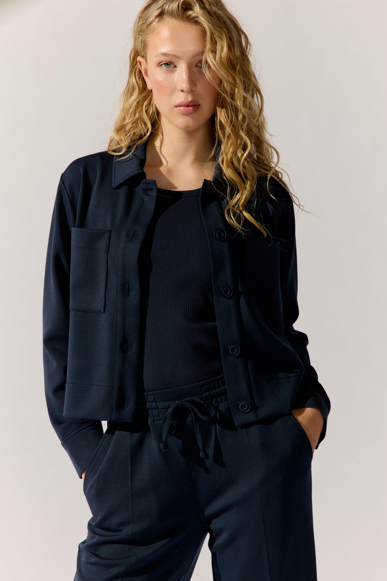 The Fashion People Leichte Jacken dunkelblau