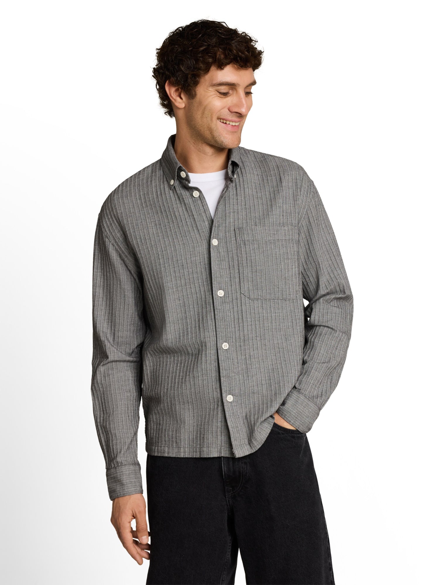 Tom Tailor Denim Hemden grau