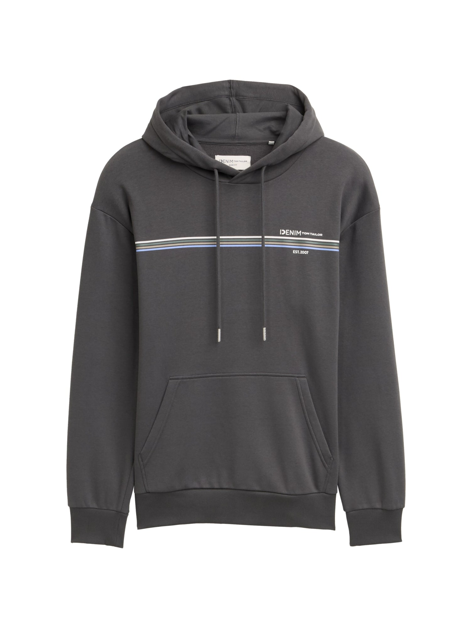 Tom Tailor Denim Hoodies dunkelgrau