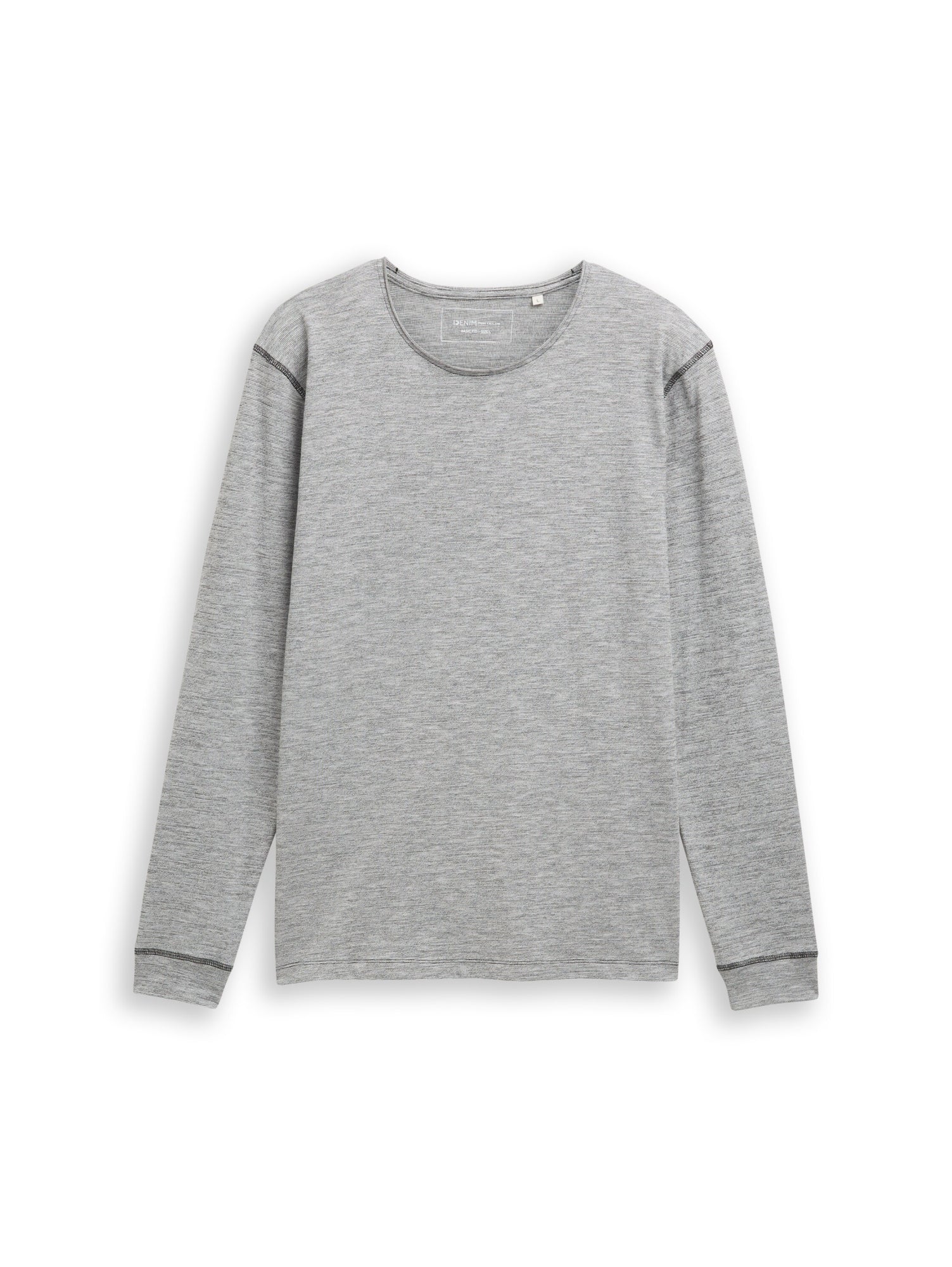 Tom Tailor Denim Langarmshirts grau