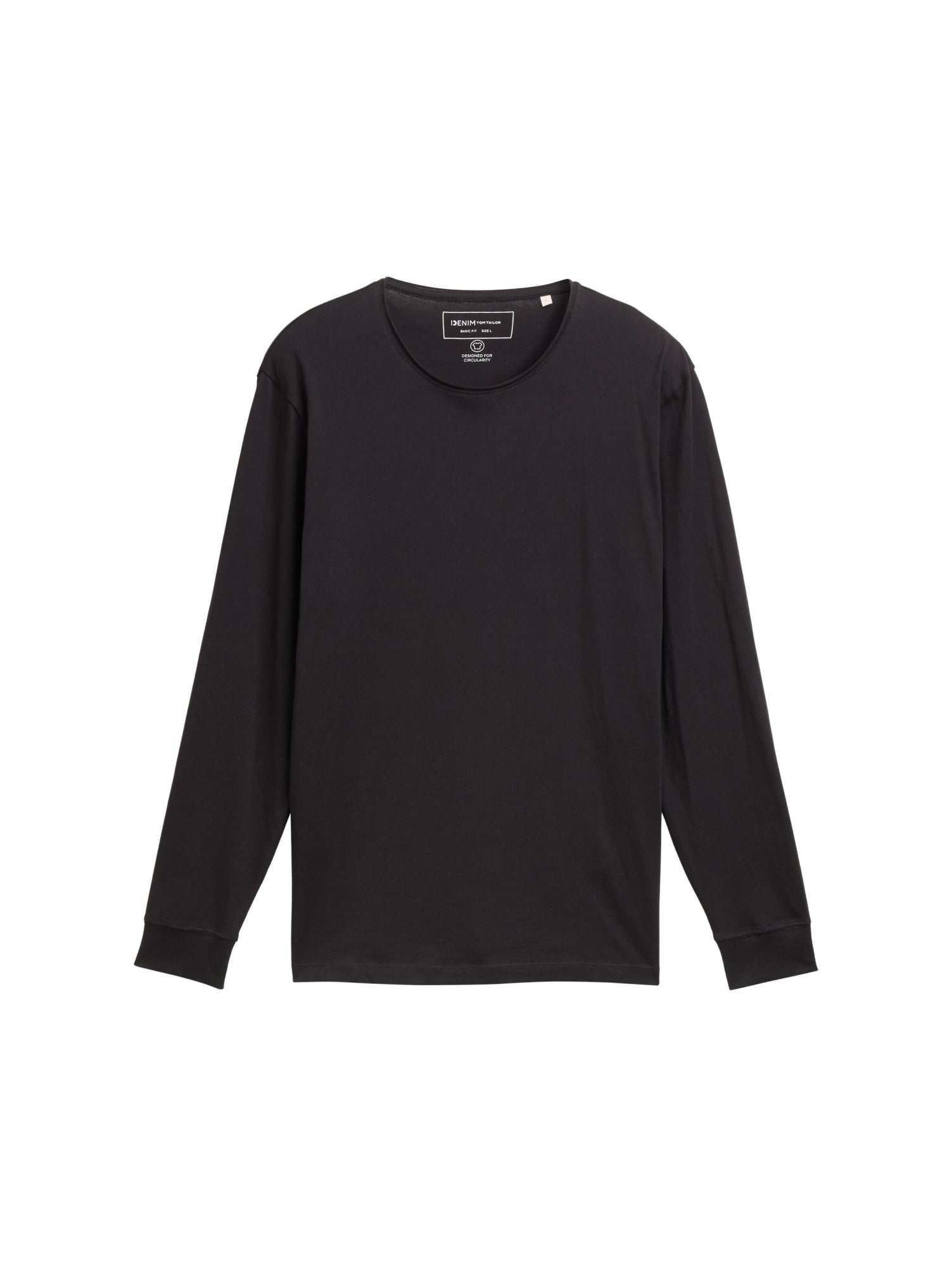 Tom Tailor Denim Langarmshirts schwarz