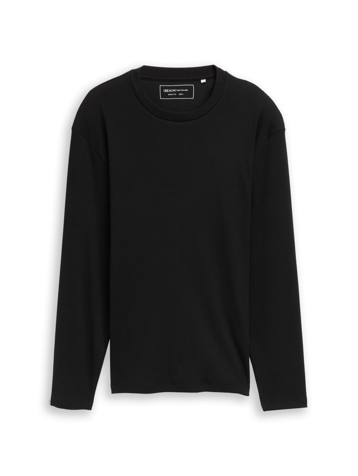 Tom Tailor Denim Langarmshirts schwarz