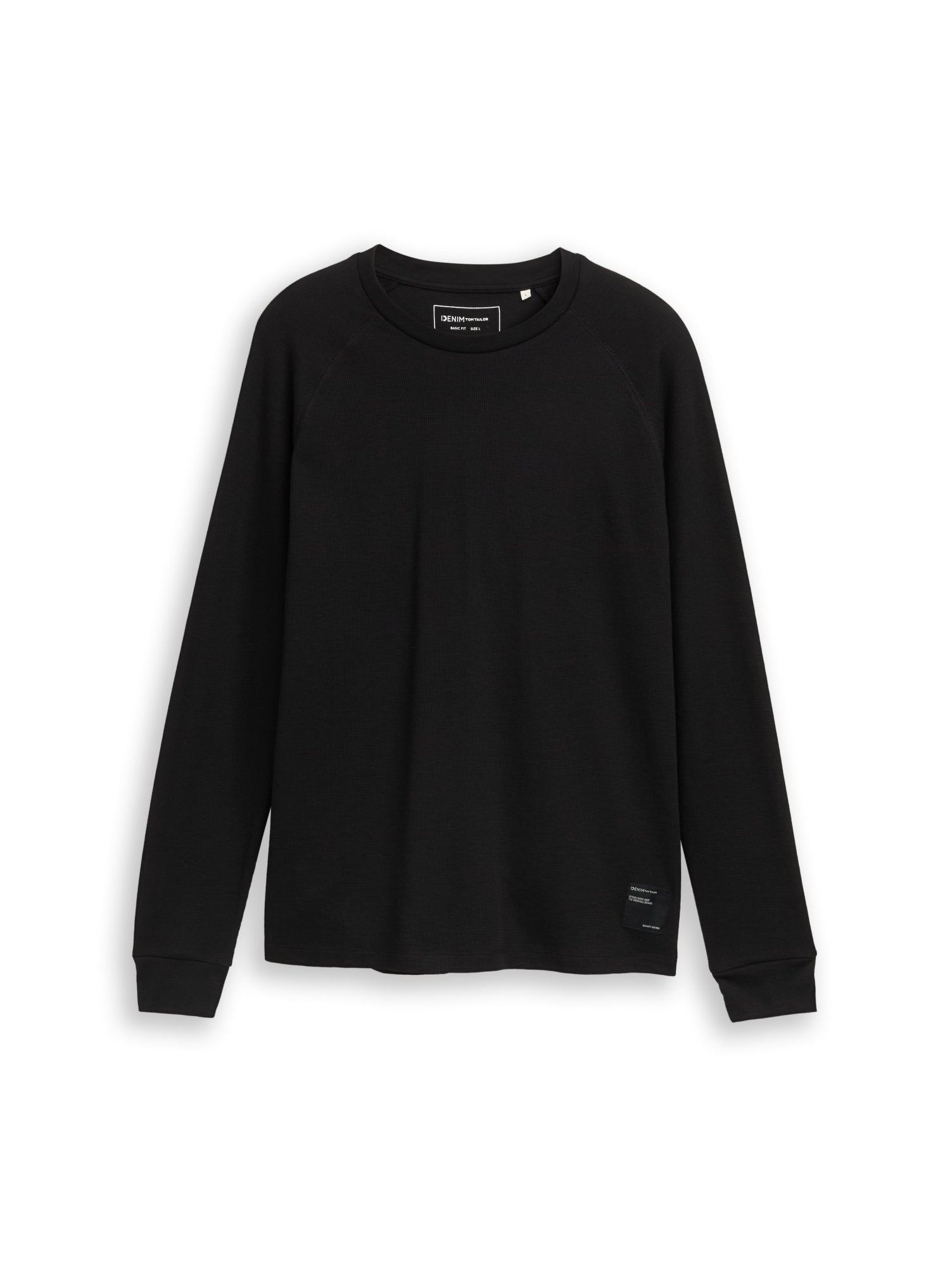 Tom Tailor Denim Langarmshirts schwarz