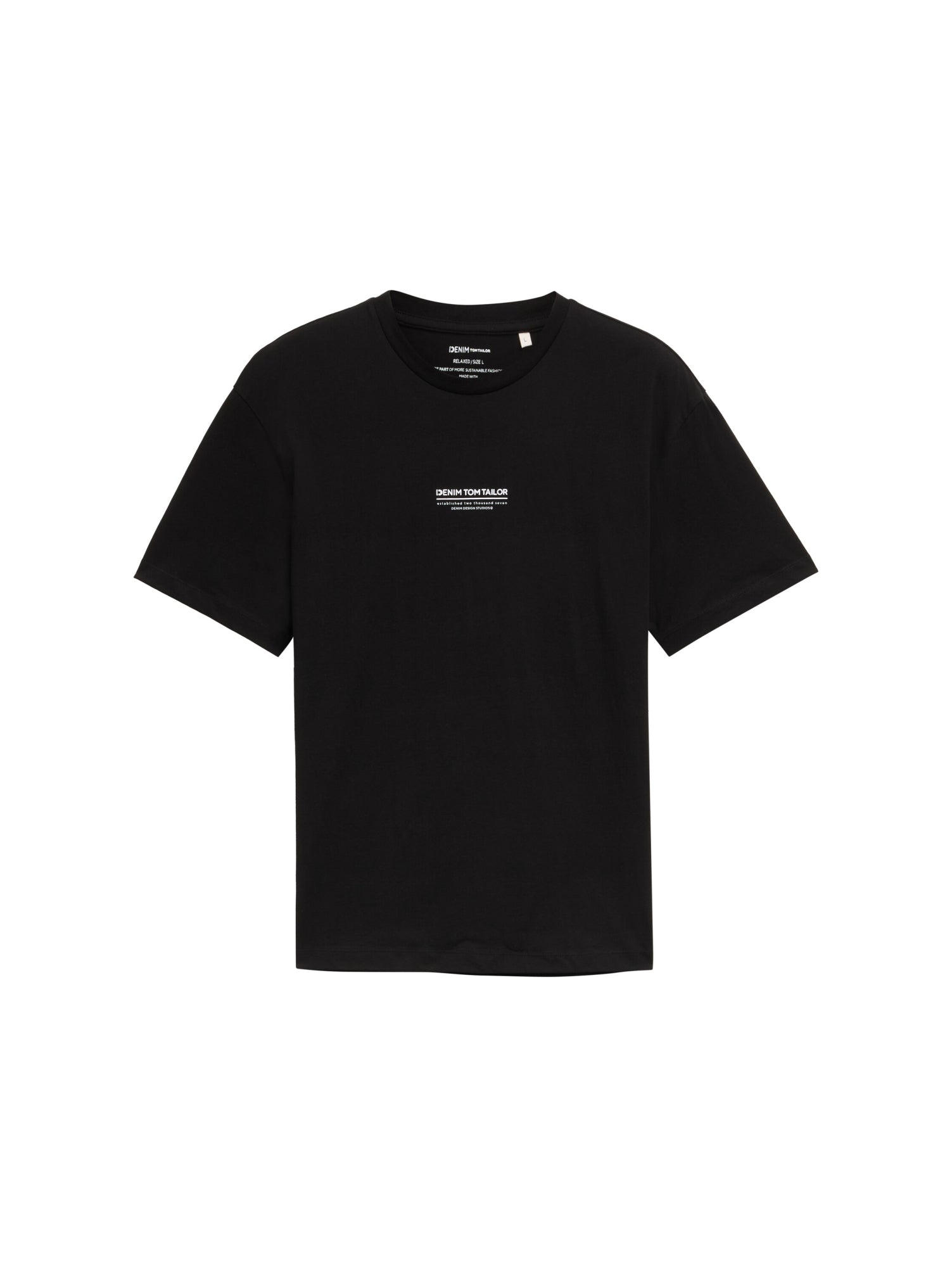 Tom Tailor Denim T-Shirts schwarz