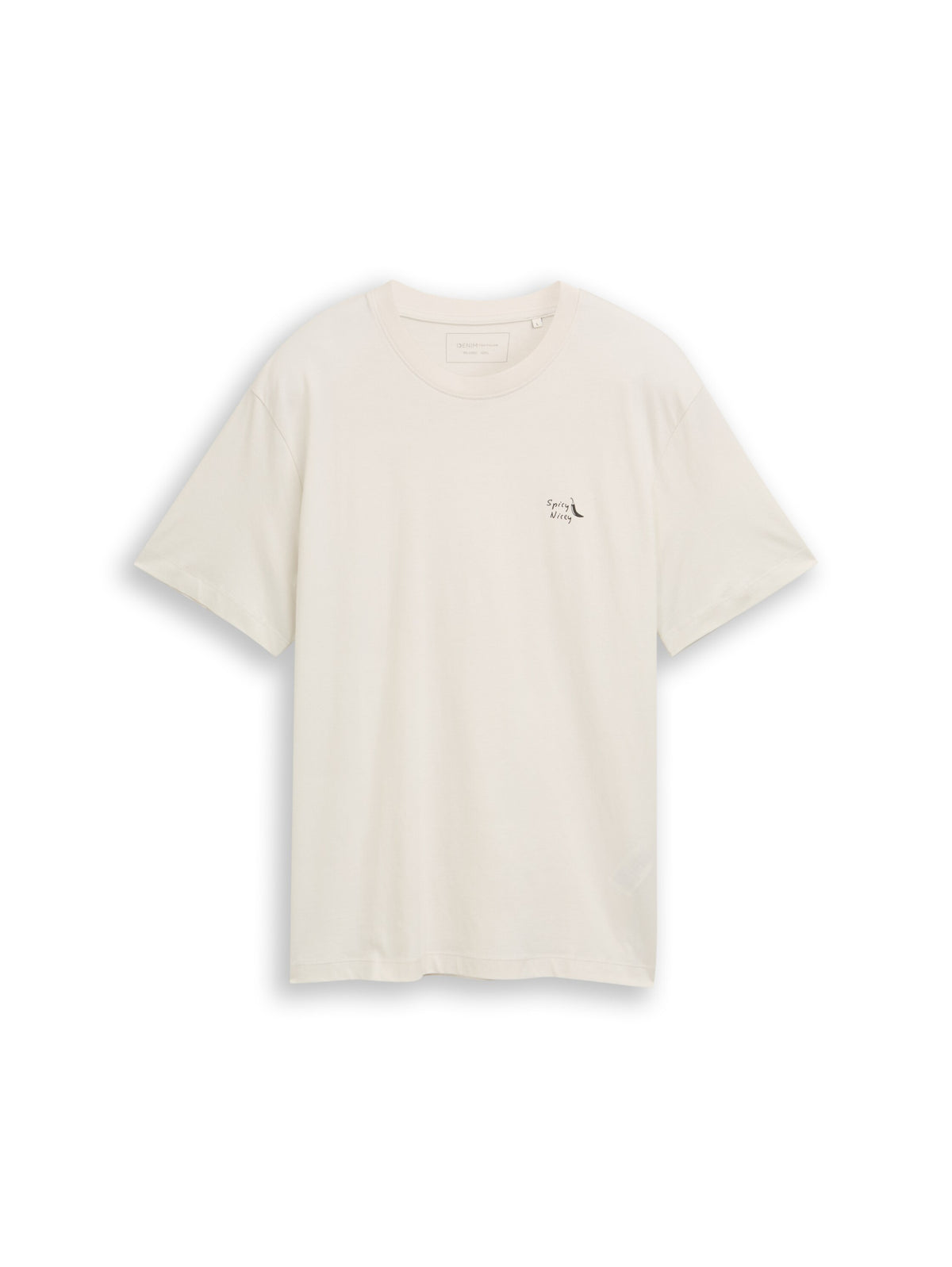 Tom Tailor Denim T-Shirts weiß
