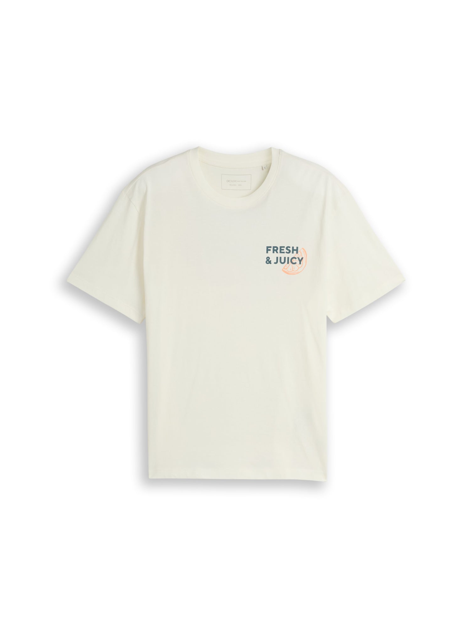 Tom Tailor Denim T-Shirts weiß
