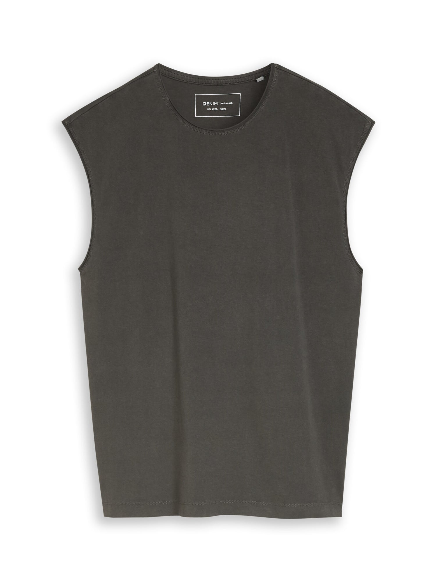 Tom Tailor Denim Tank Tops schwarz