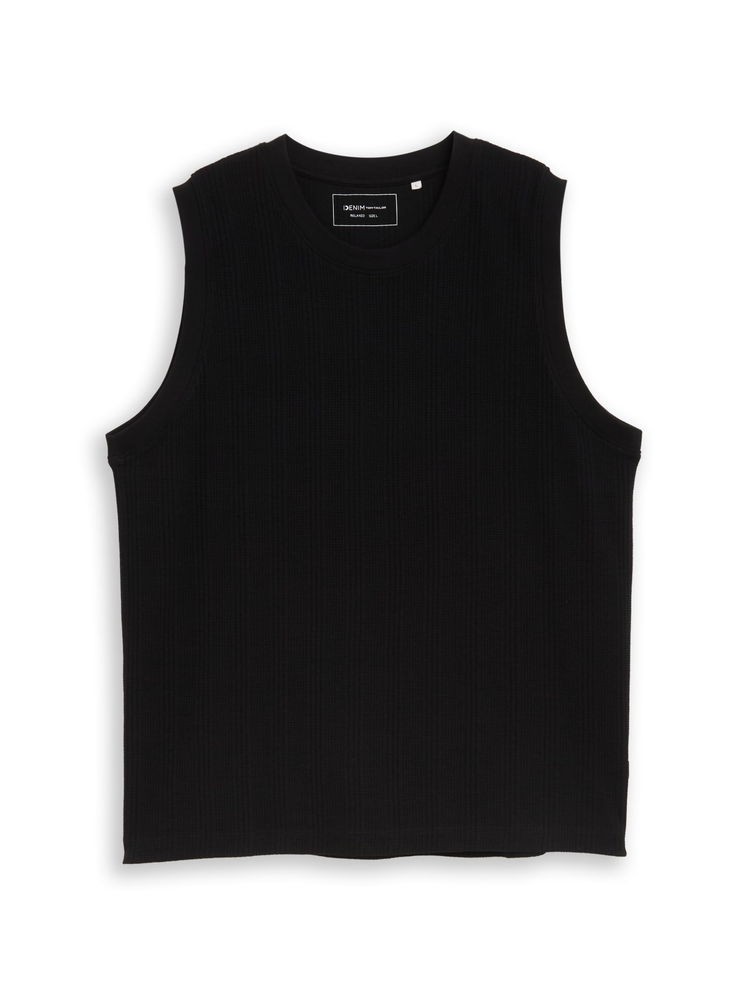 Tom Tailor Denim Tank Tops schwarz