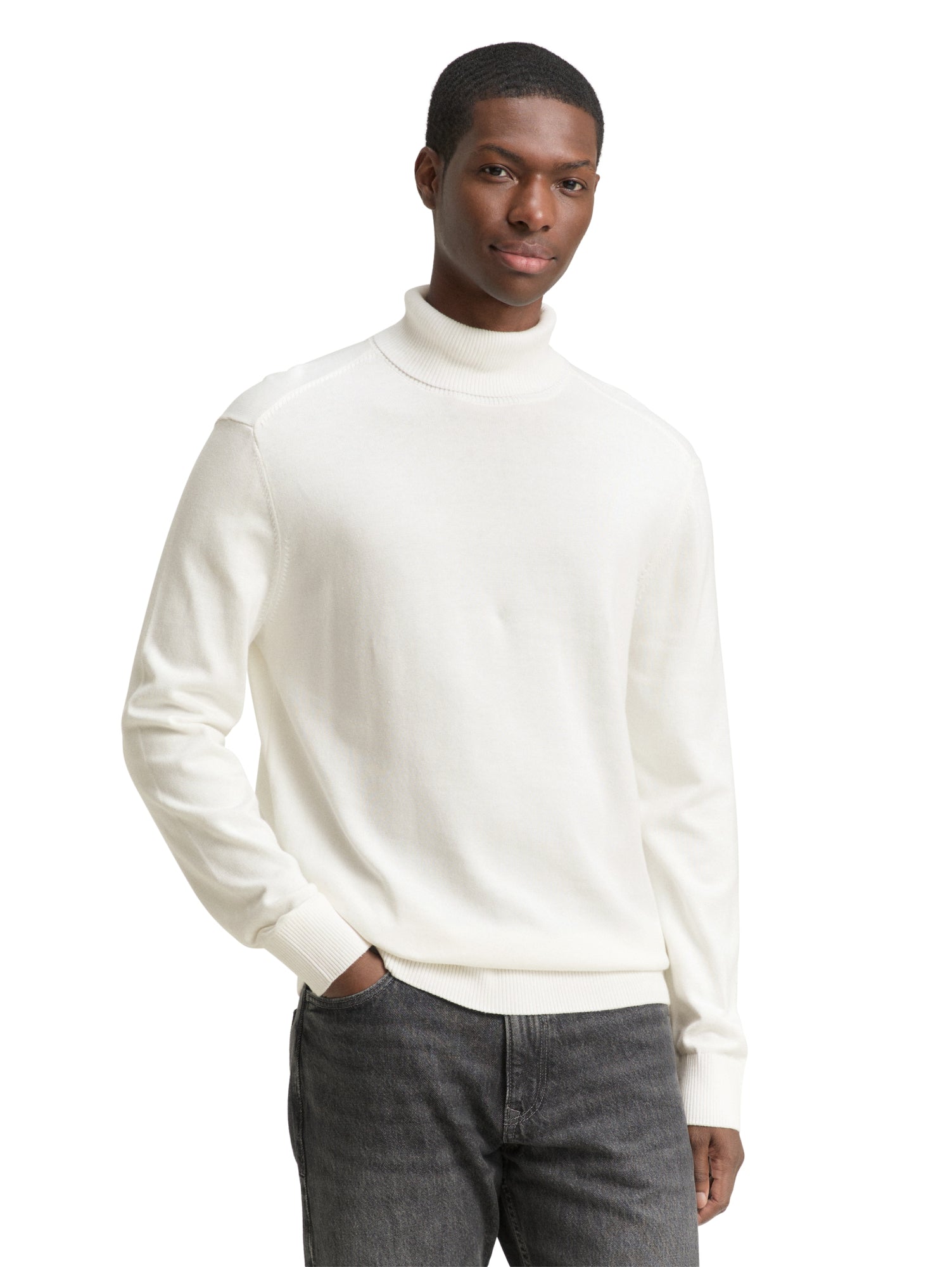 Tom Tailor Denim Pullover  weiß