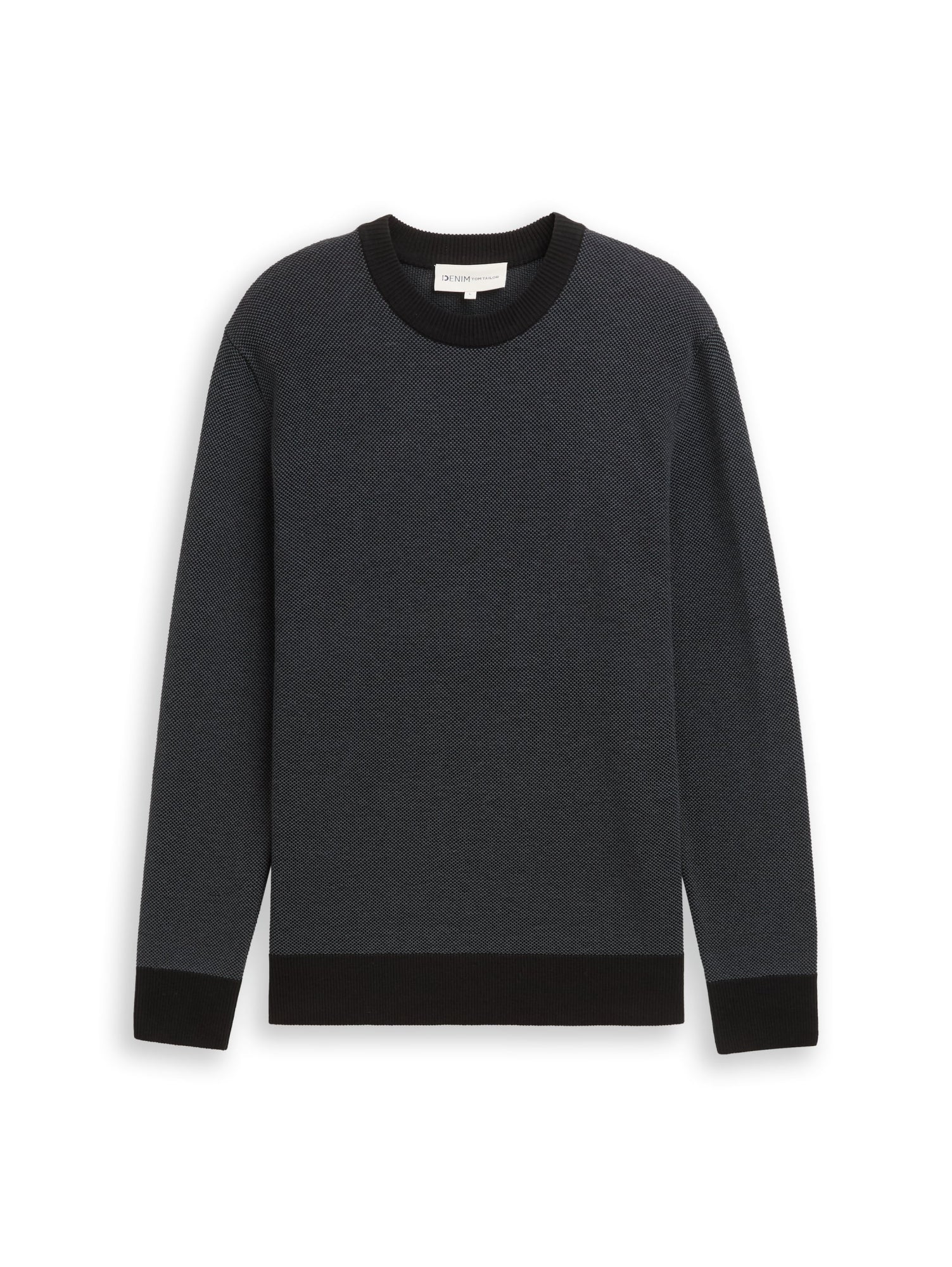 Tom Tailor Denim Pullover schwarz