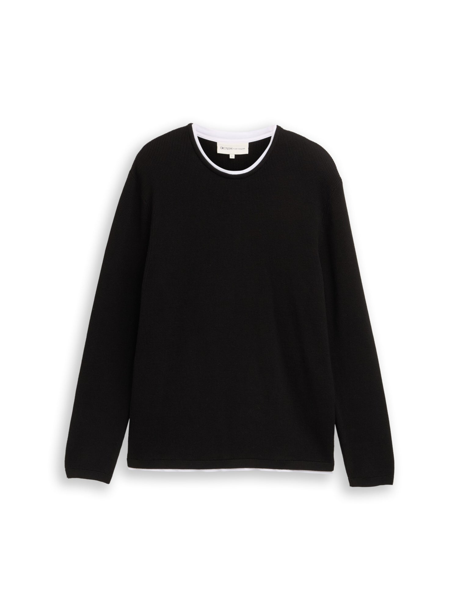 Tom Tailor Denim Pullover schwarz