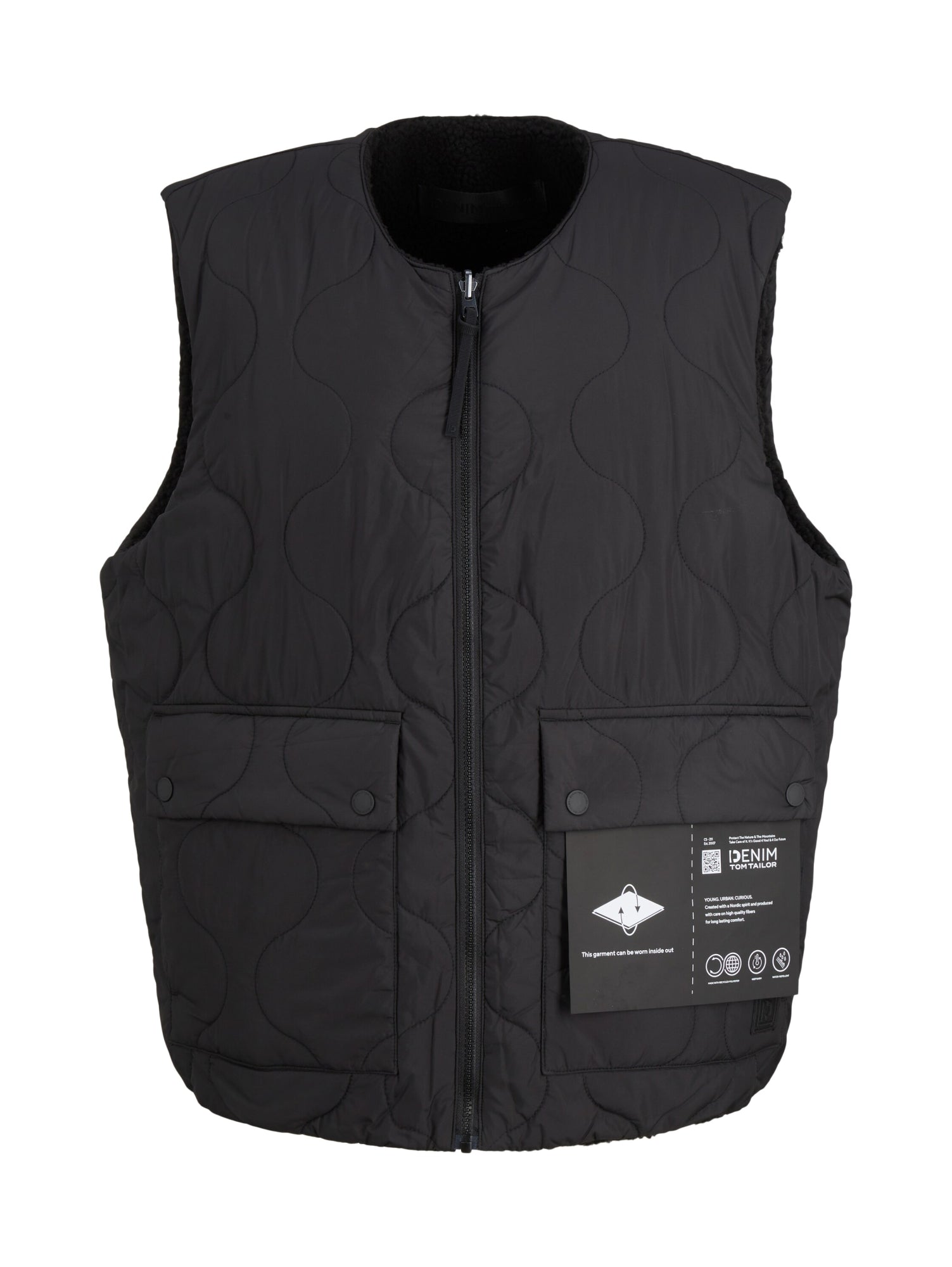 Tom Tailor Denim Westen schwarz