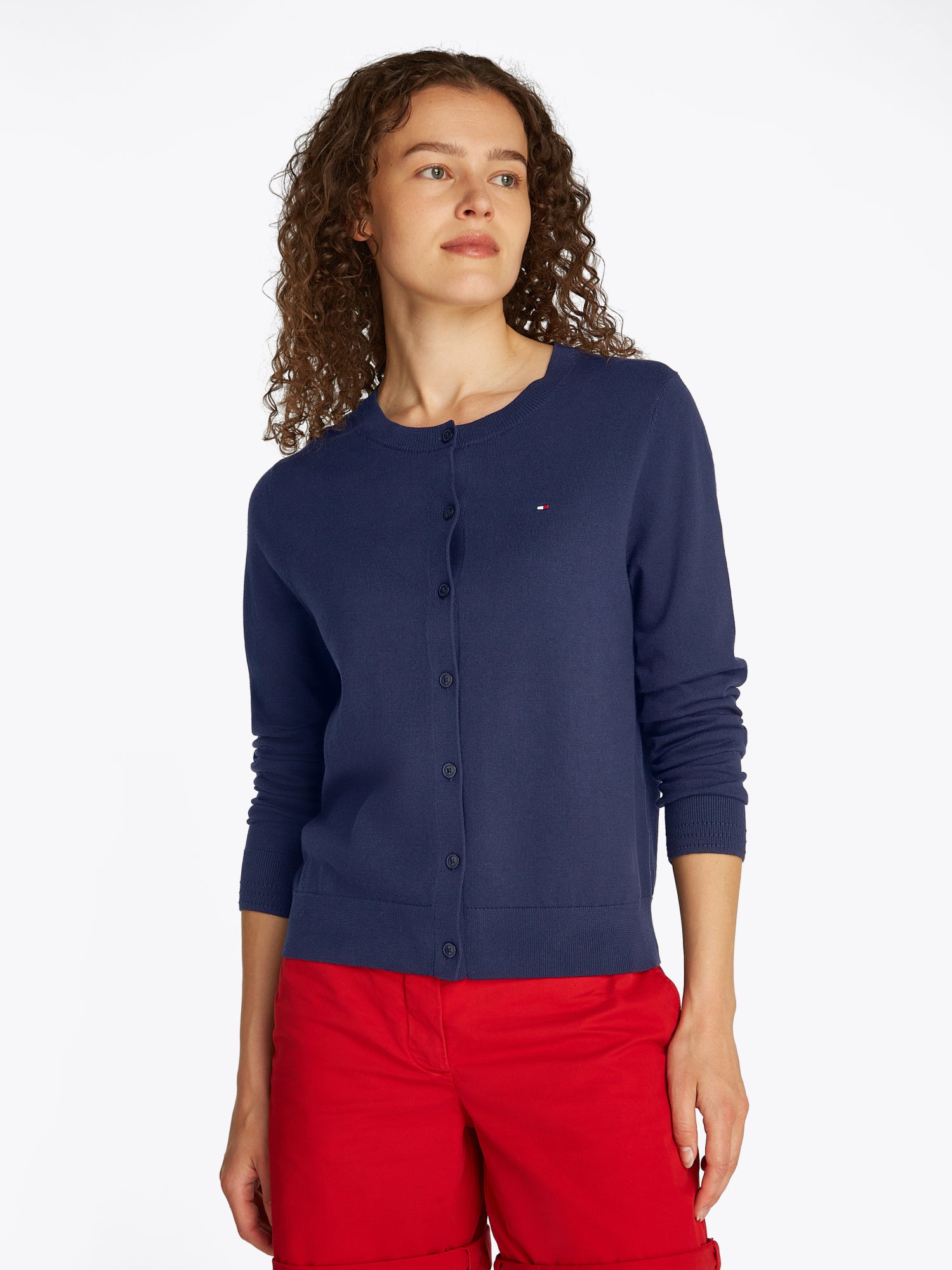 Tommy Hilfiger Strickjacken dunkelblau