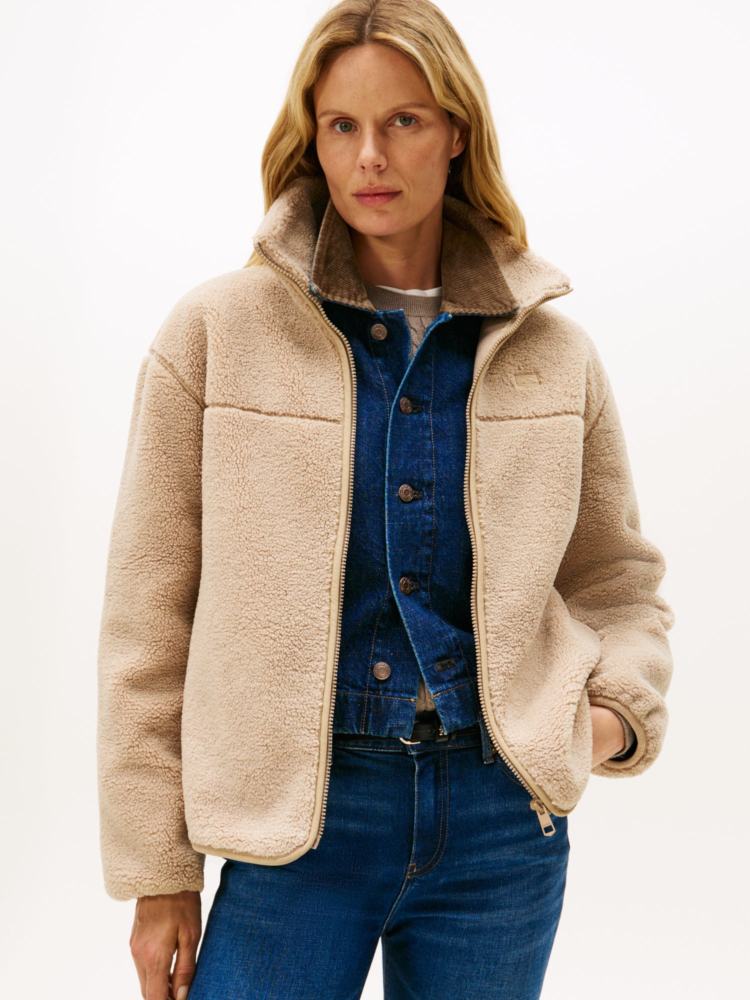 Tommy Hilfiger Leichte Jacken beige