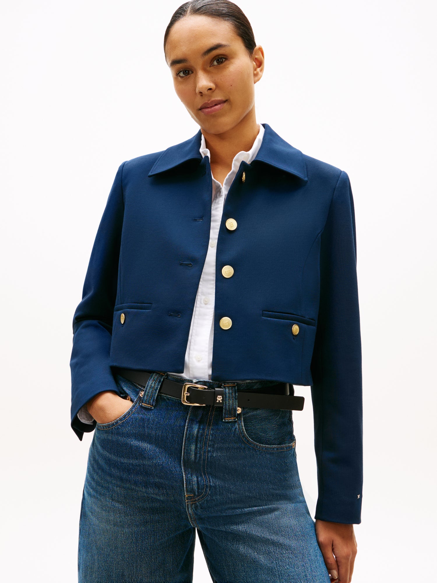 Tommy Hilfiger Leichte Jacken dunkelblau