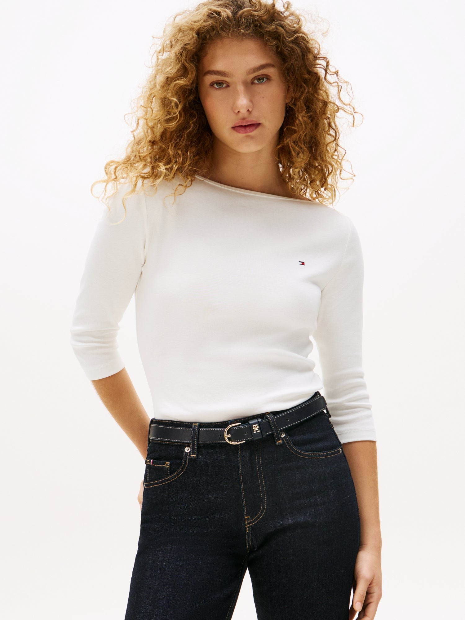 Tommy Hilfiger Langarmshirts  weiß