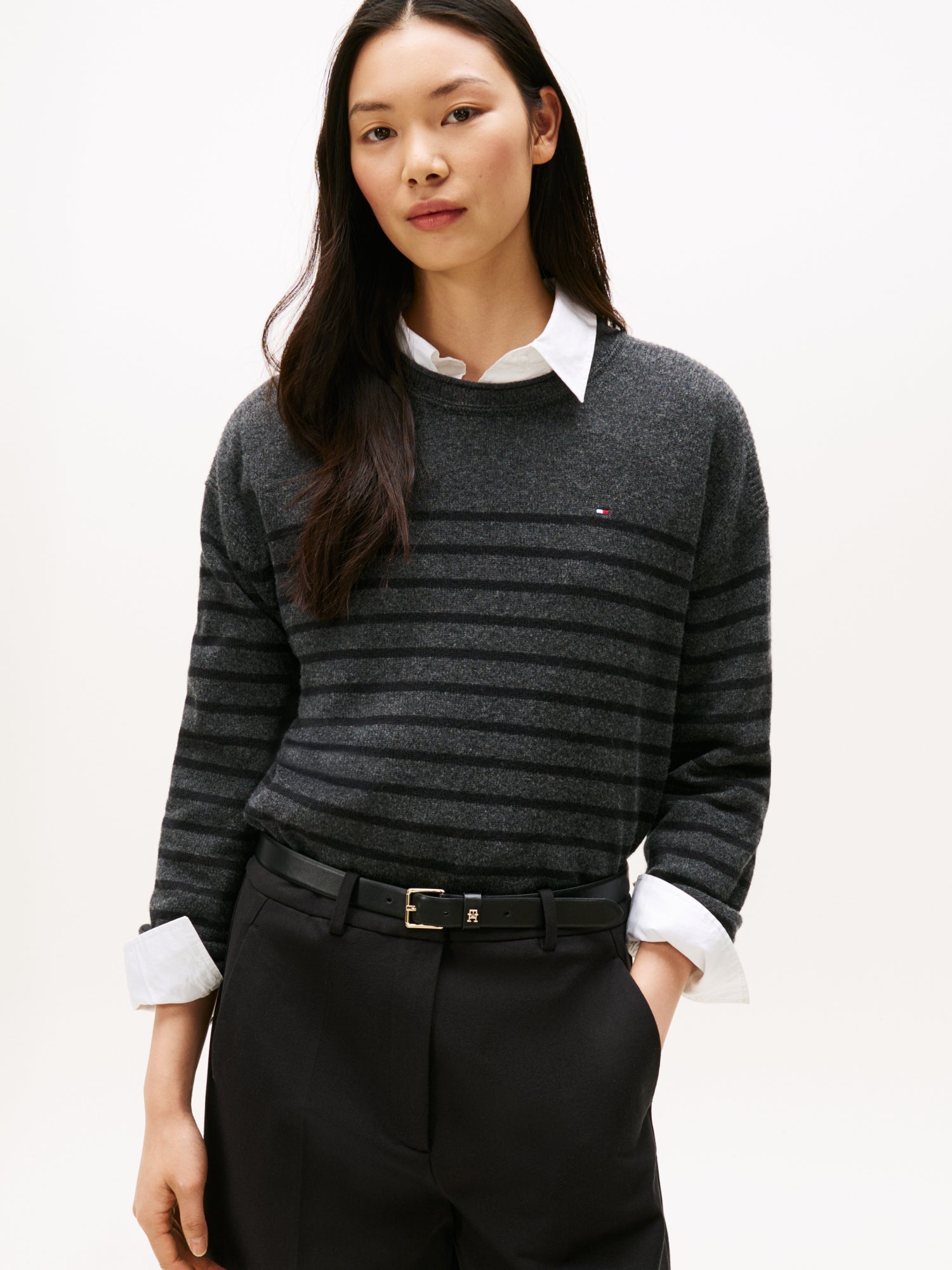Tommy Hilfiger Pullover dunkelgrau