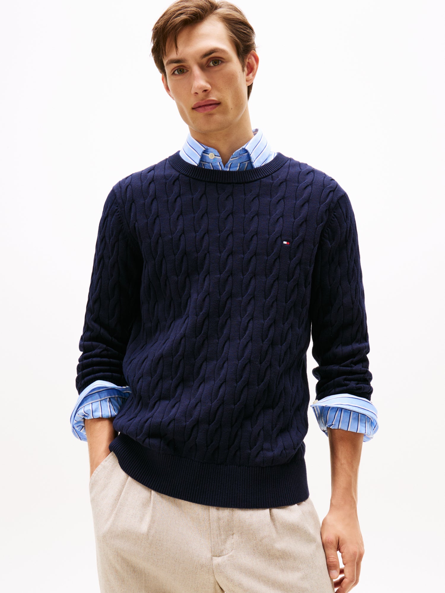 Tommy Hilfiger Strickjacken dunkelblau