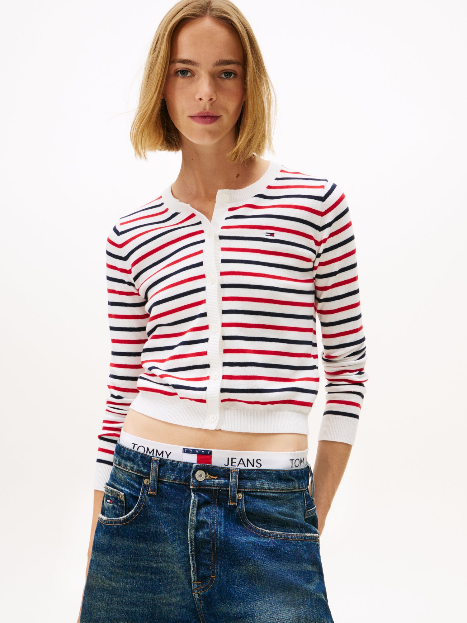 Tommy Jeans Pullover rot