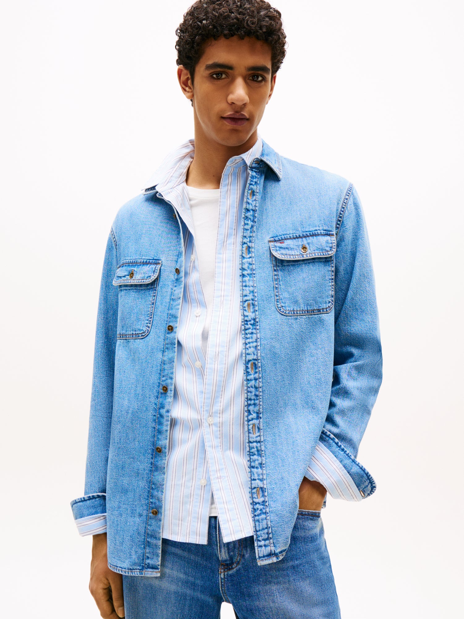 Tommy Jeans Hemden blau