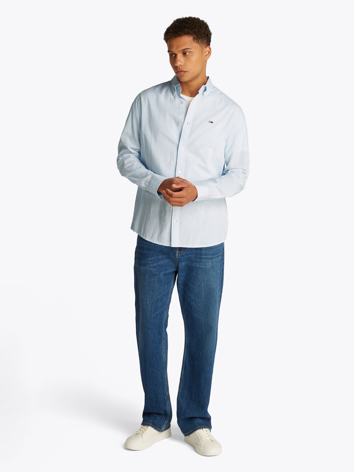 Tommy Jeans Hemden  hellblau