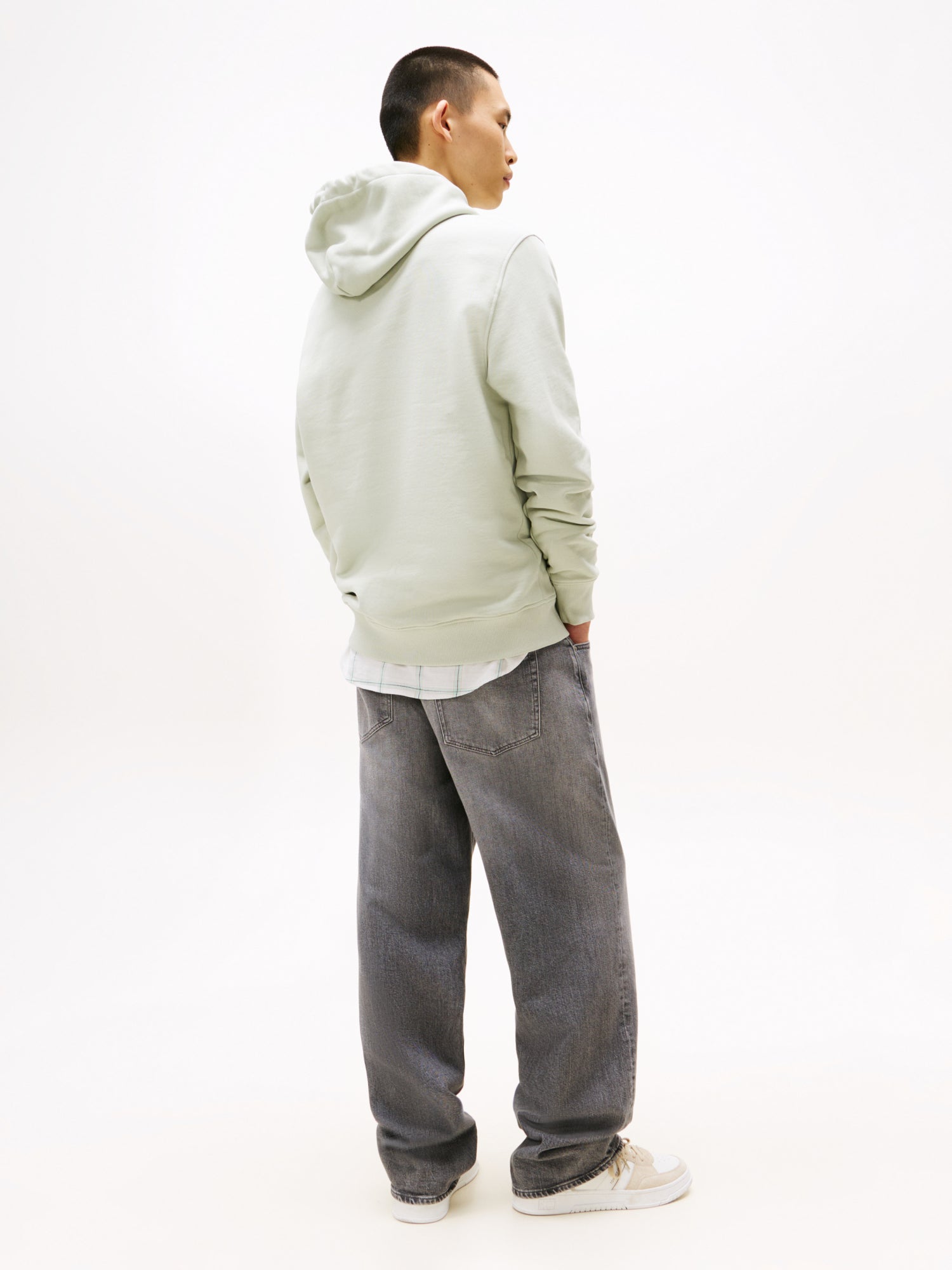 Tommy Jeans Hoodies hellgrün