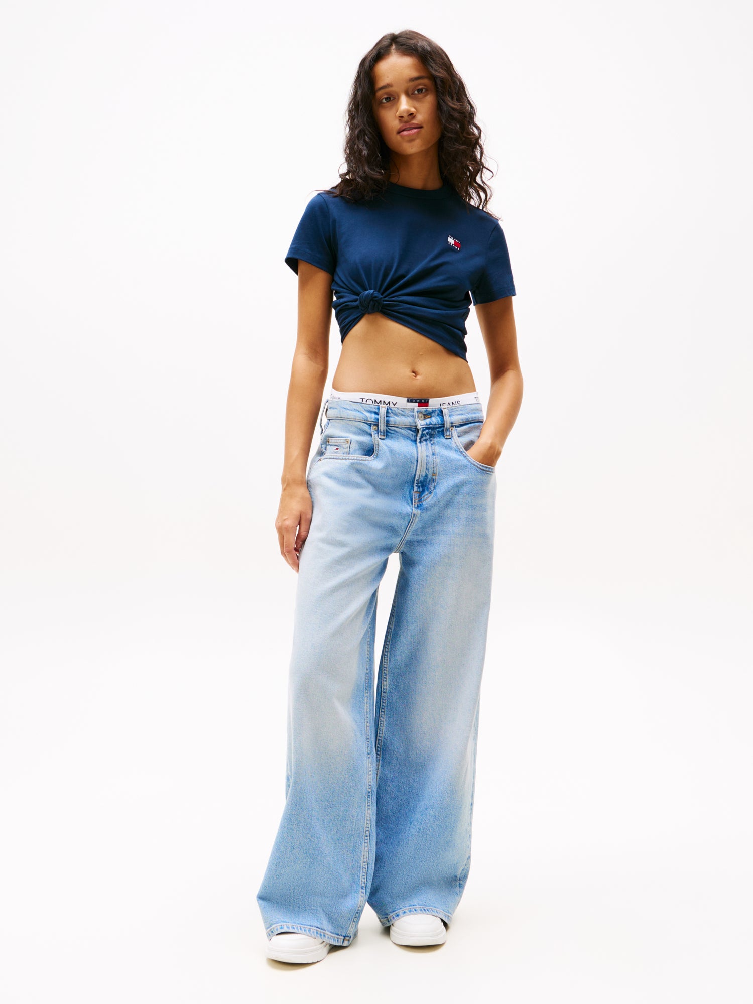 Tommy Jeans Relaxed, Weit hellblau