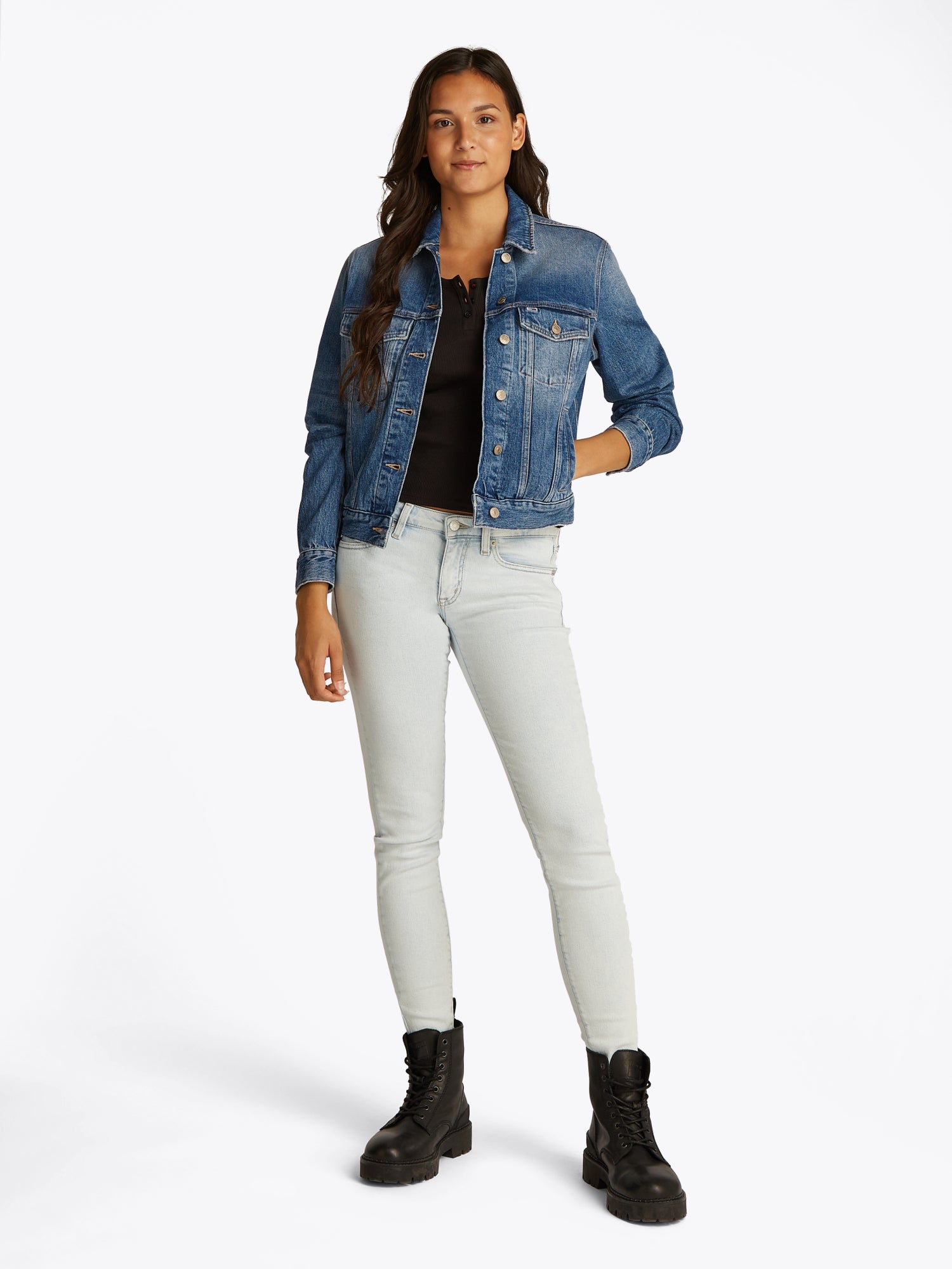 Tommy Jeans Jeansjacken  blau