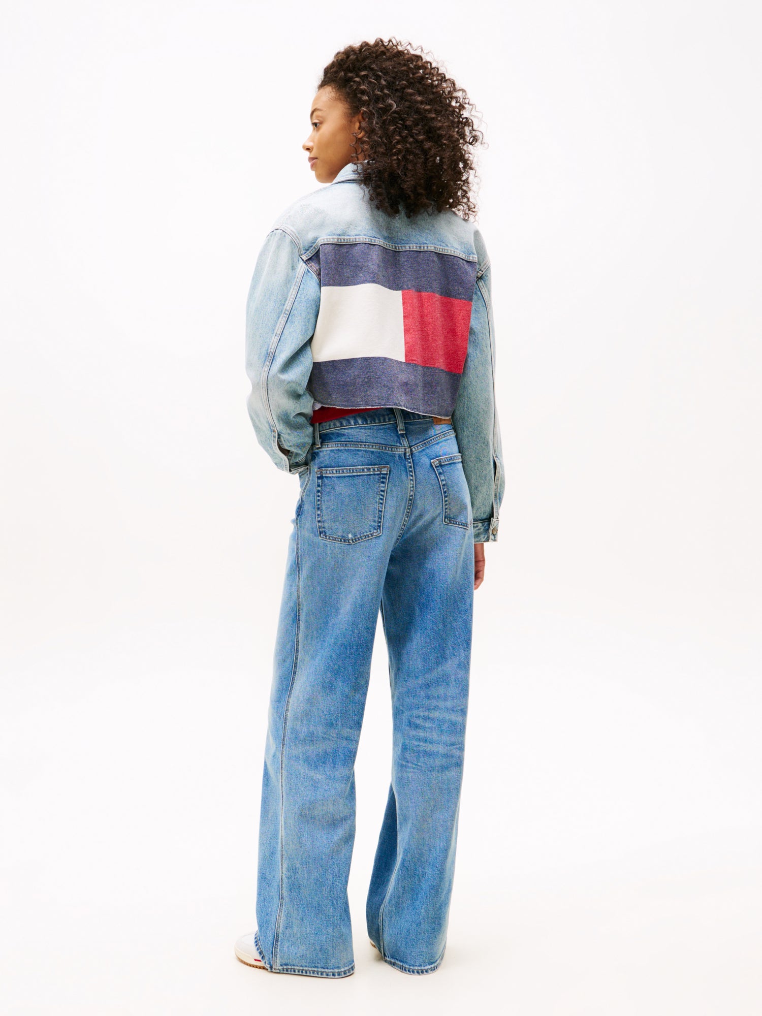 Tommy Jeans Jeansjacken hellblau
