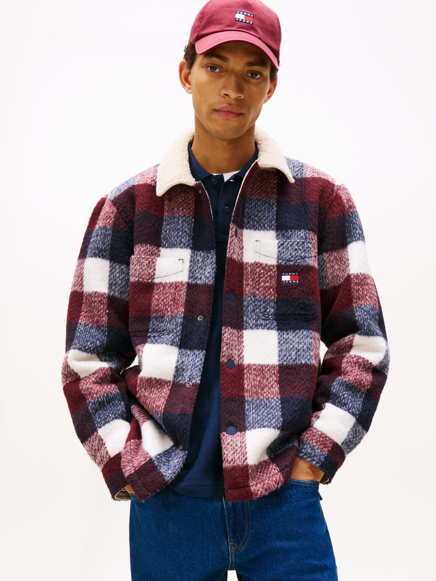 Tommy Jeans Hemden dunkelblau
