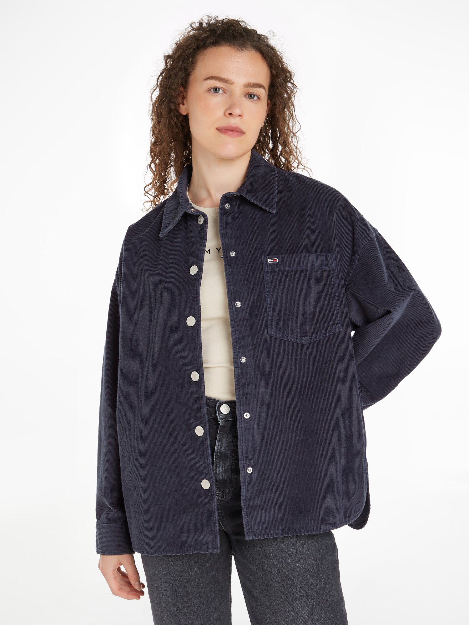 Tommy Jeans Leichte Jacken dunkelblau