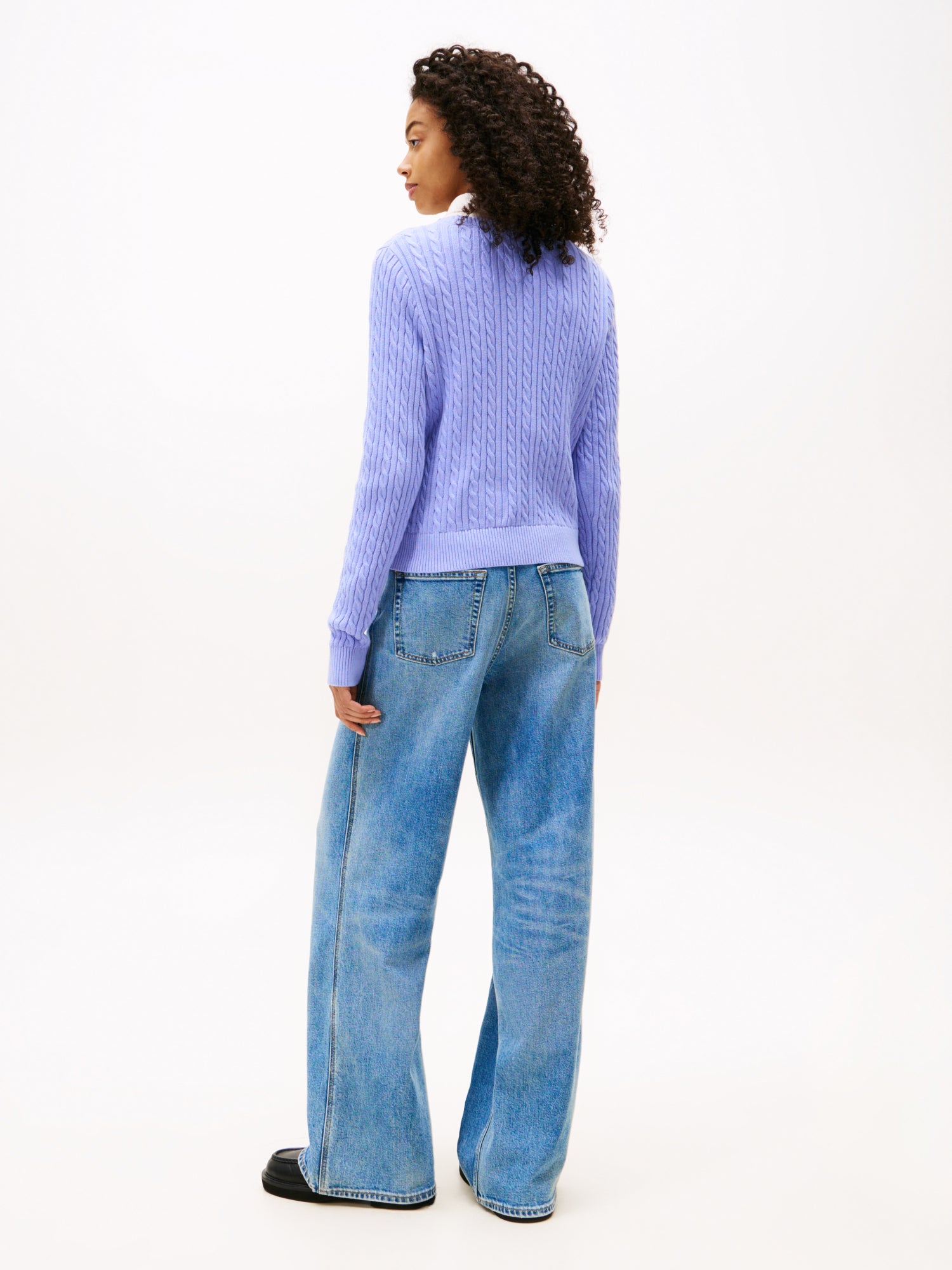 Tommy Jeans Pullover lila