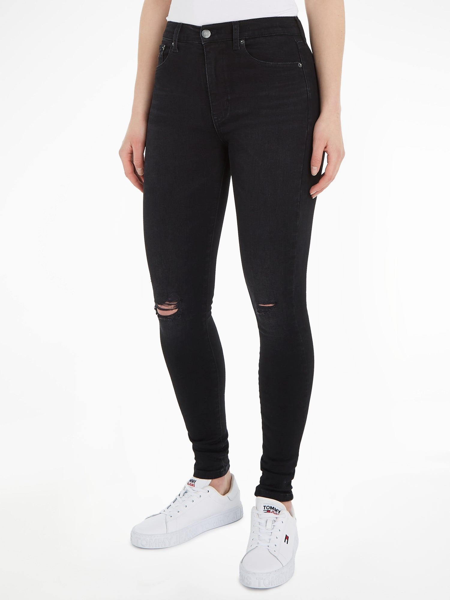 Tommy Jeans Skinny, Slim  schwarz