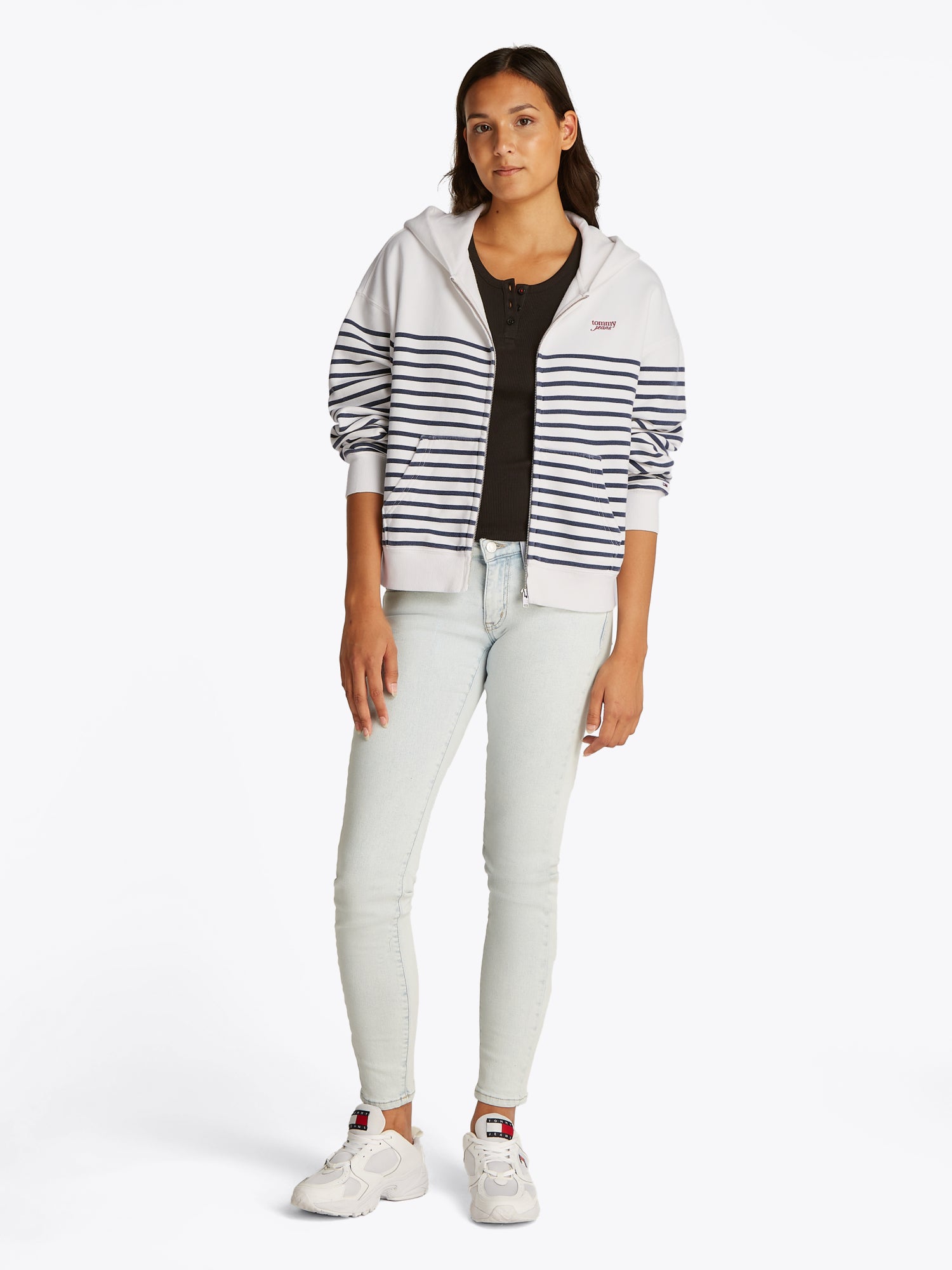 Tommy Jeans Sweatjacken dunkelblau