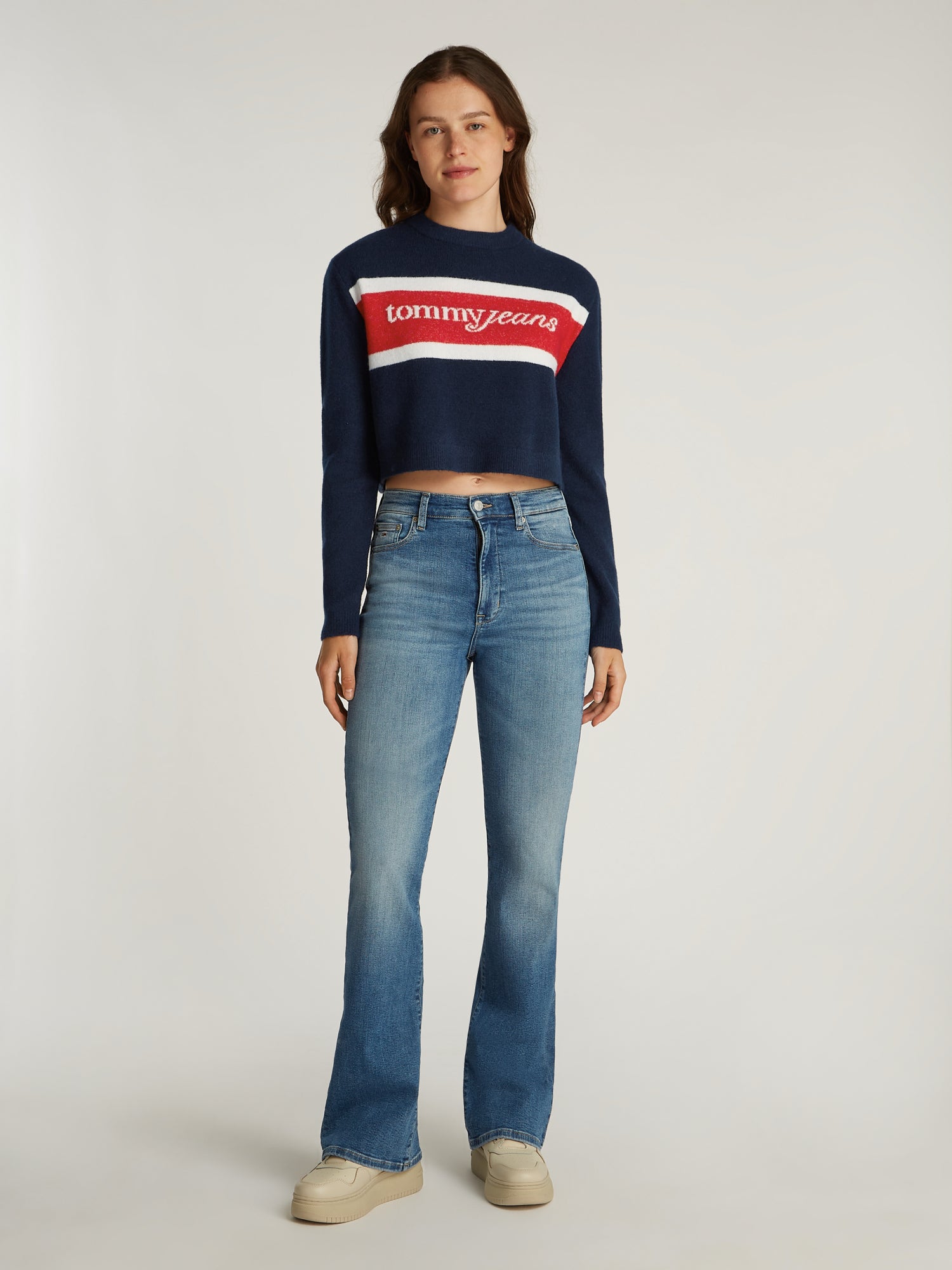 Tommy Jeans Pullover dunkelblau