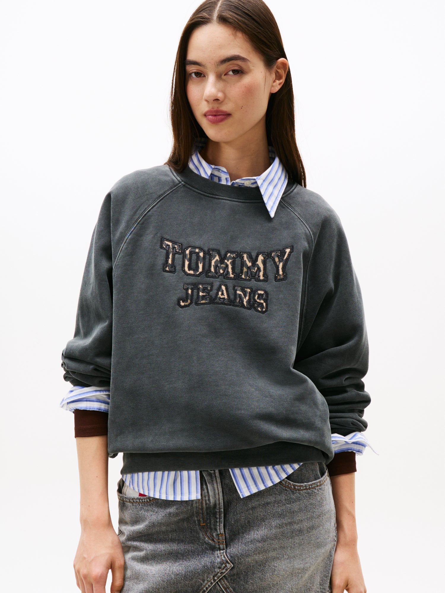 Tommy Jeans Sweatshirts grau