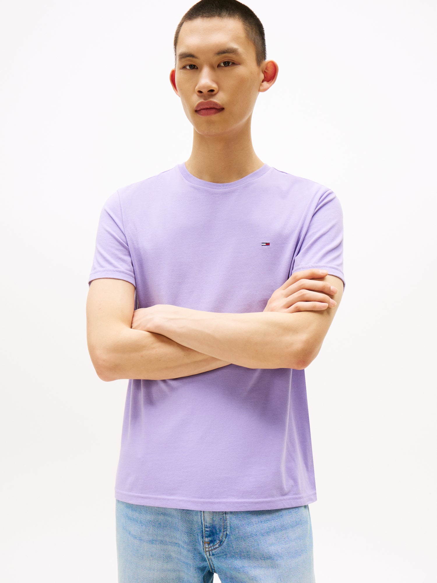 Tommy Jeans T-Shirts lila