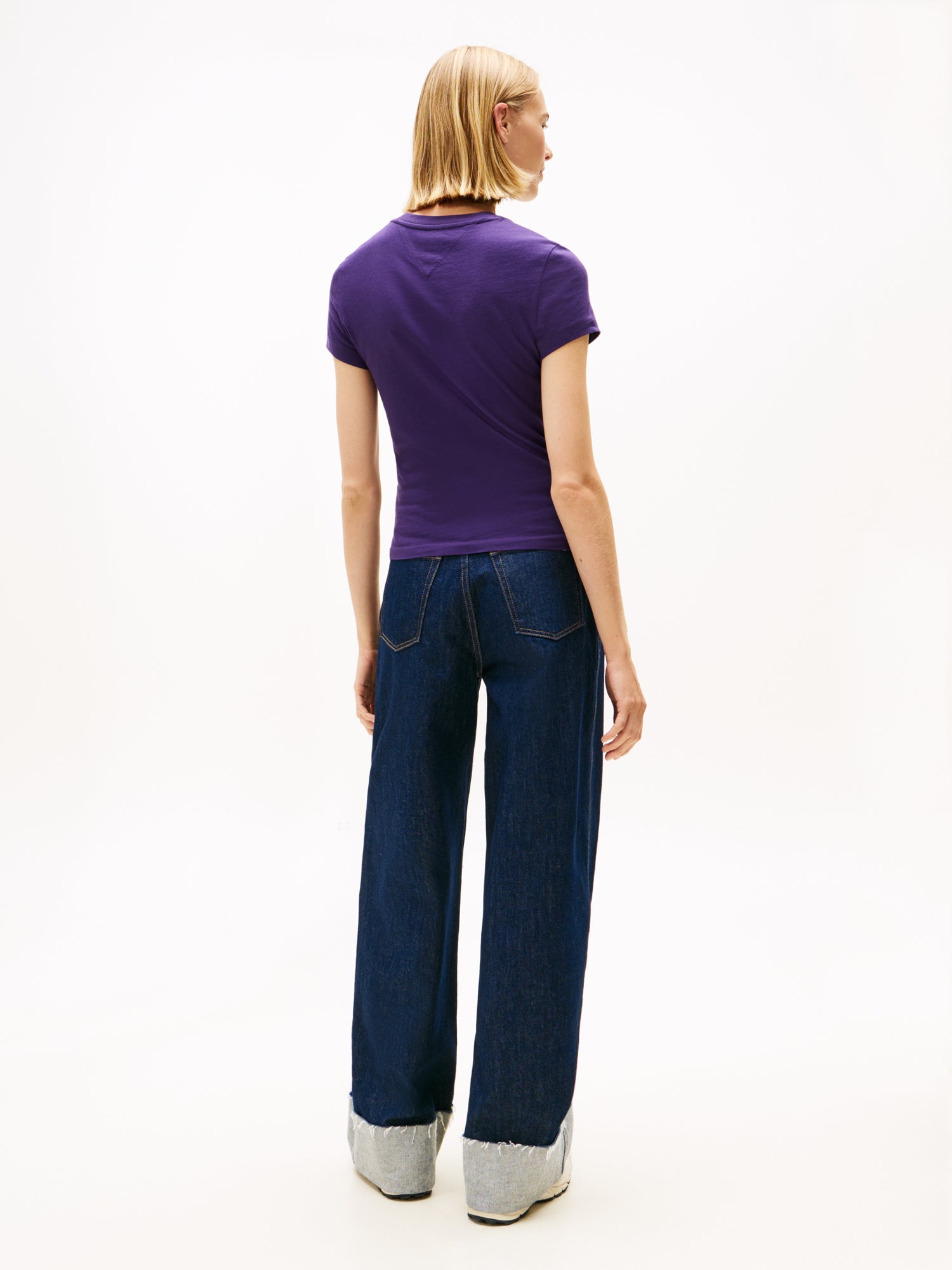 Tommy Jeans T-Shirts lila