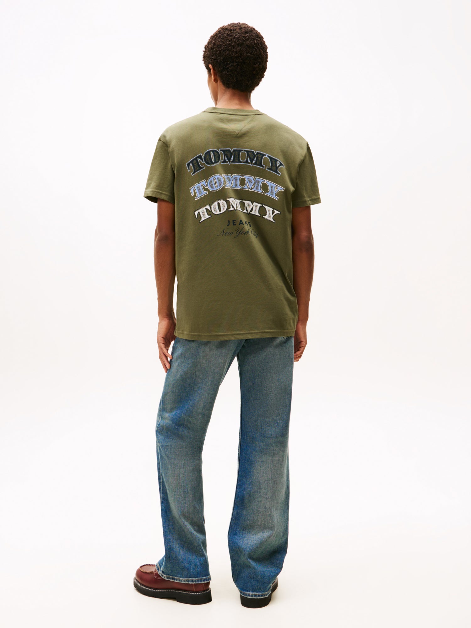 Tommy Jeans T-Shirts  oliv