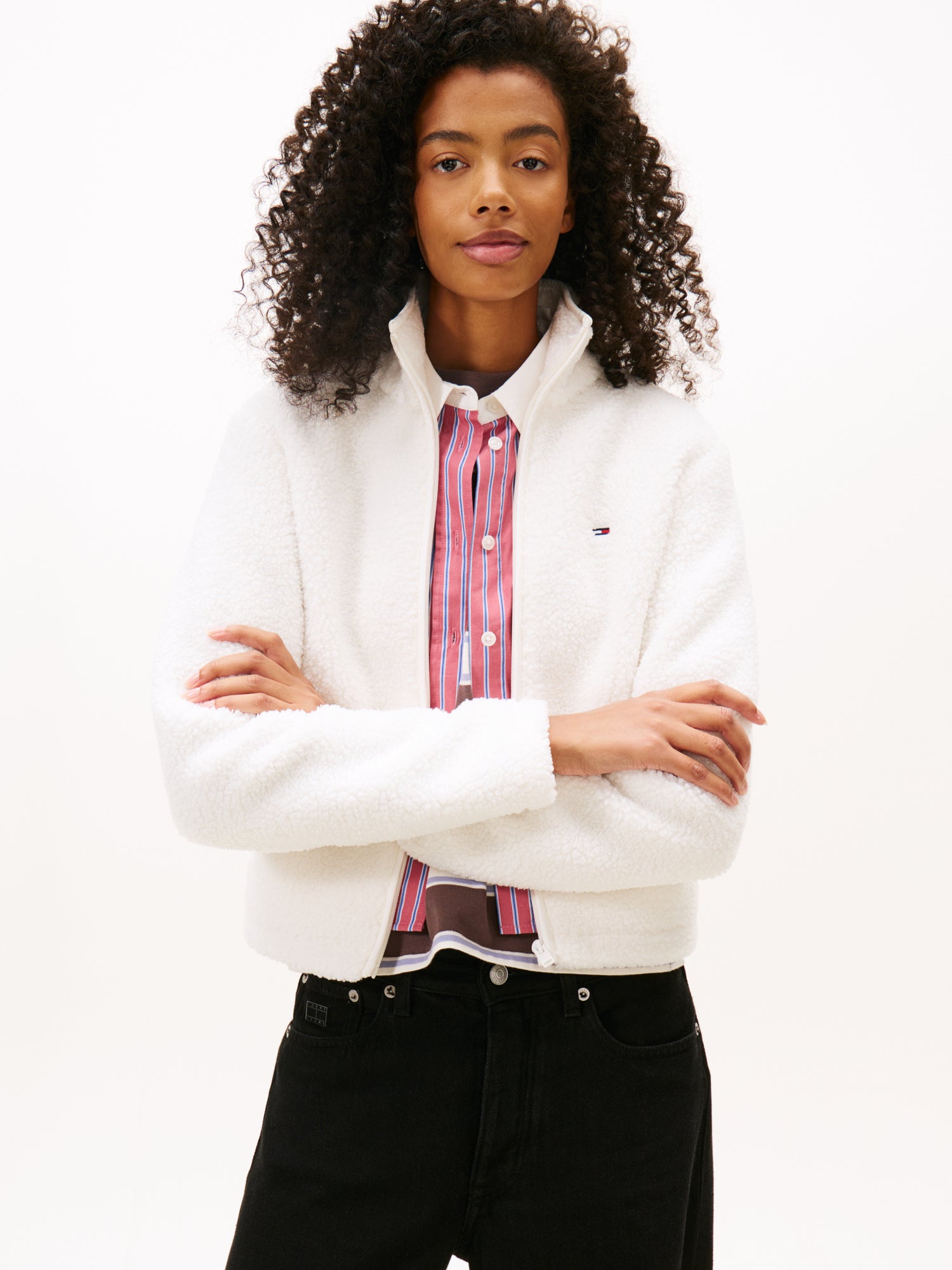 Tommy Jeans Leichte Jacken weiß