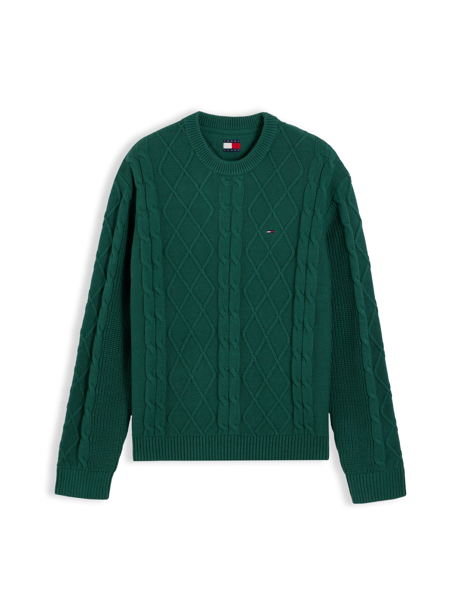 Tommy Jeans Pullover dunkelgrün