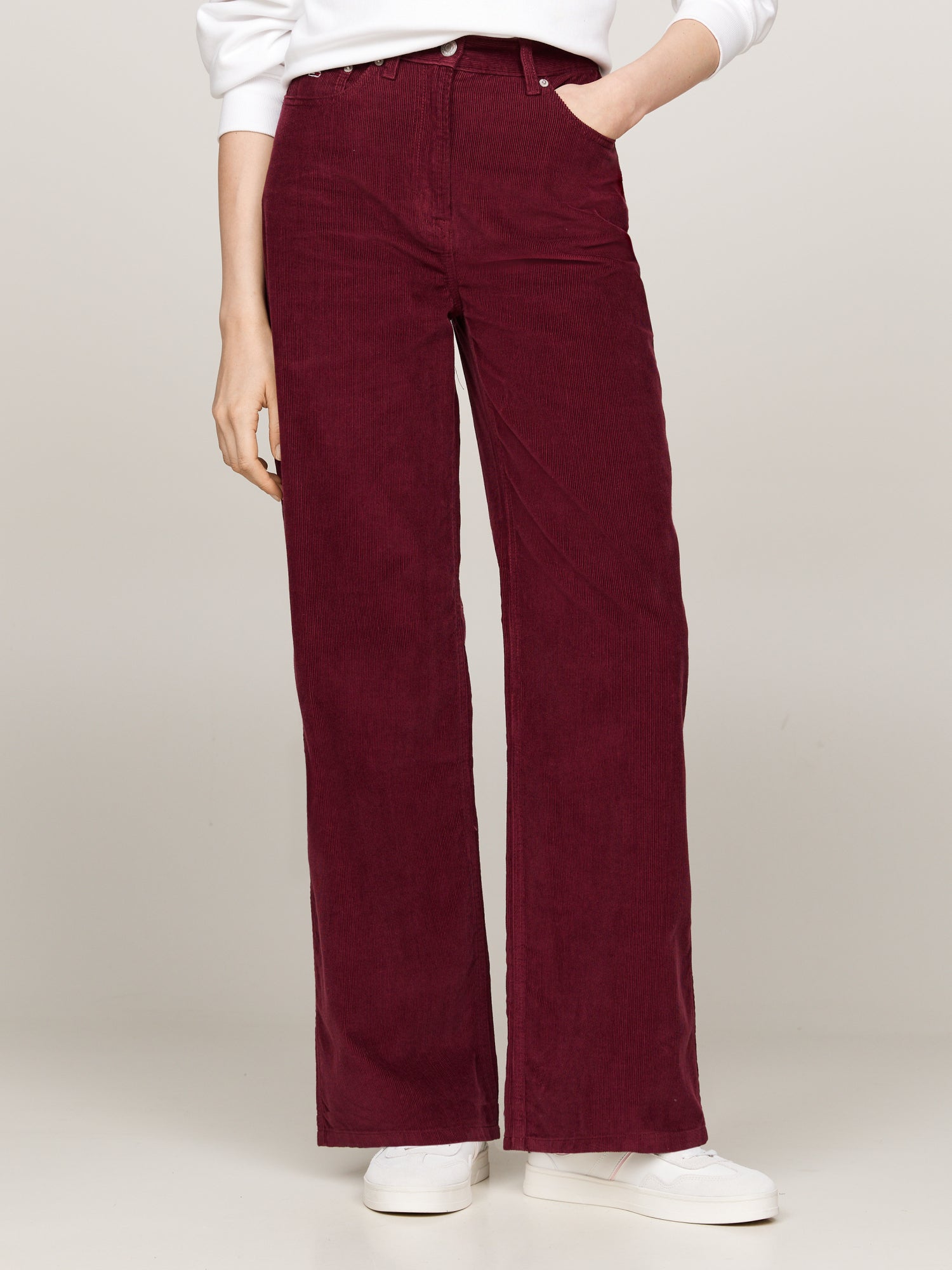 Tommy Jeans Relaxed, Weit bordeaux