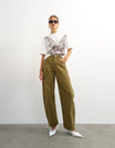 Topshop Skinny, Slim dunkelgrün