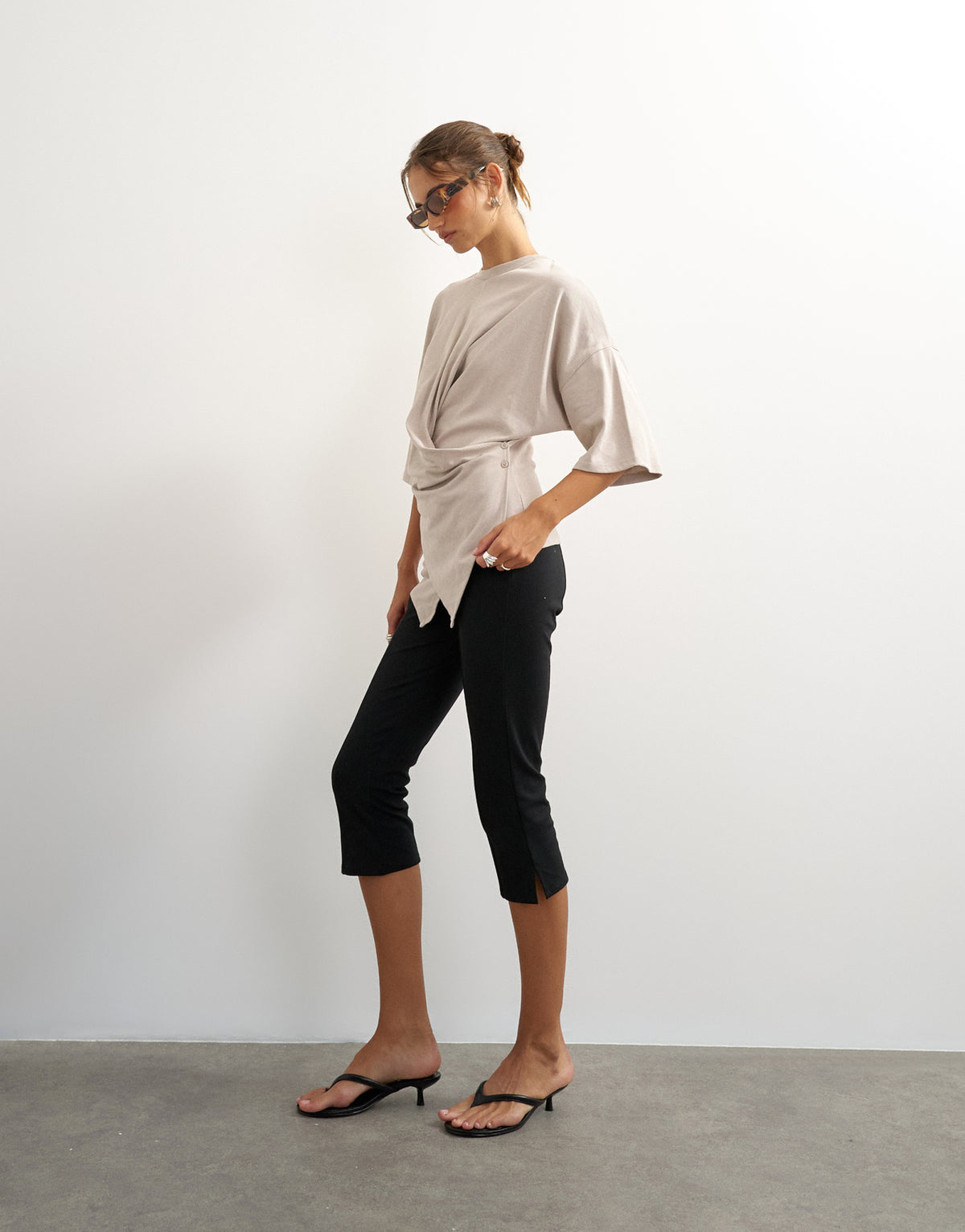 Topshop Blusen beige