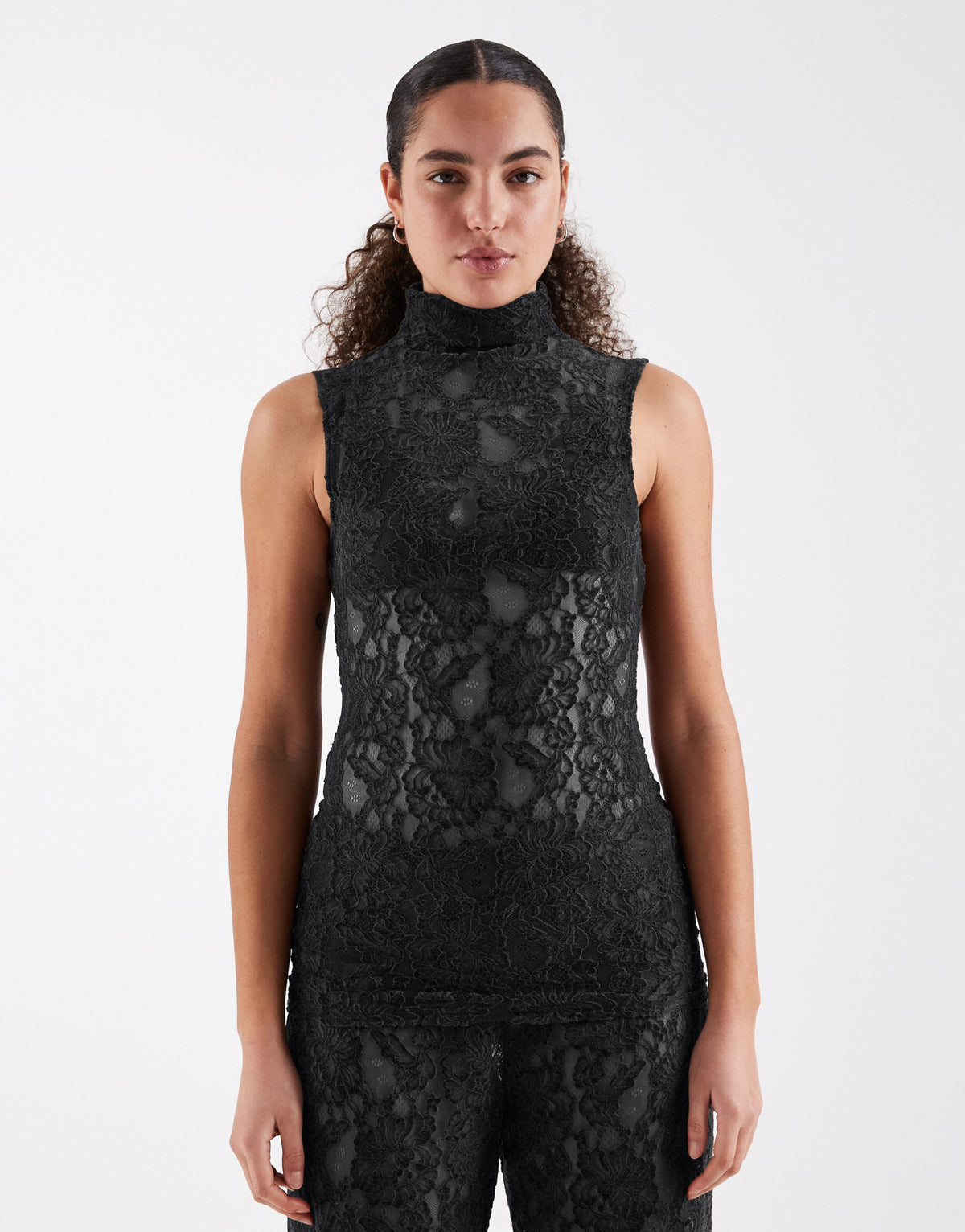 Topshop Tops schwarz