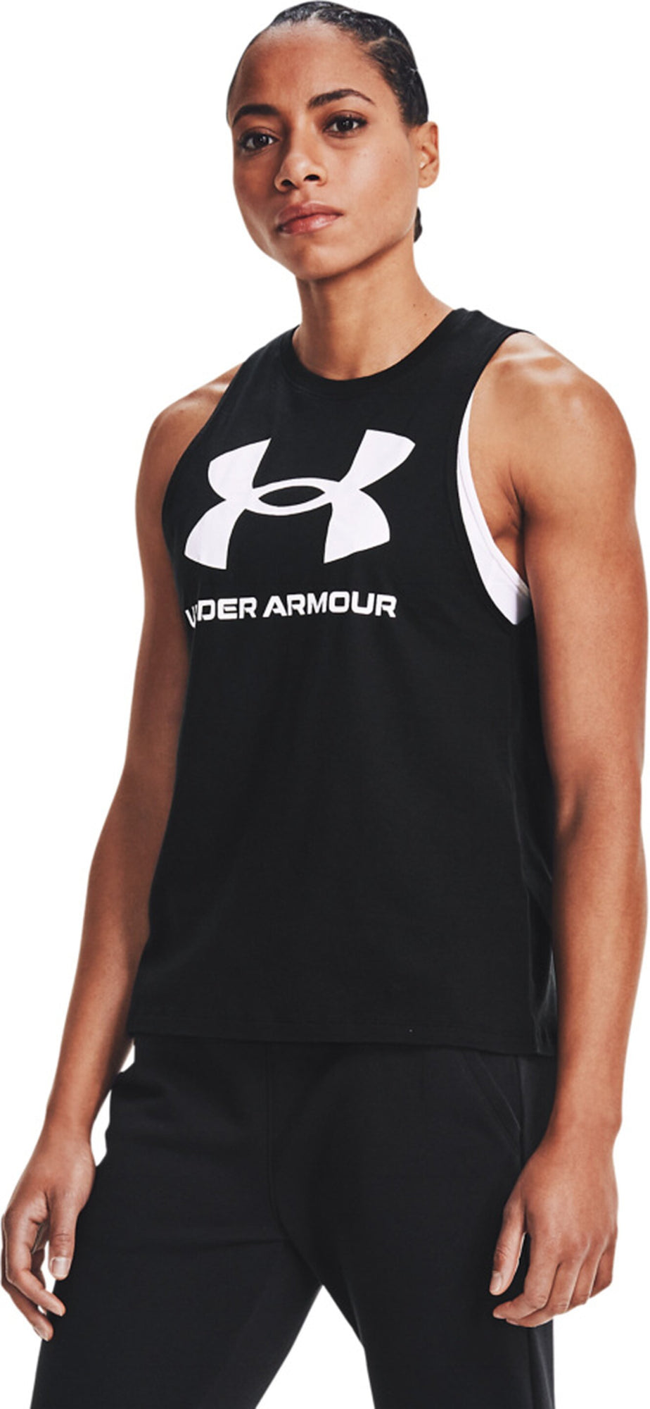 Under Armour Tops  schwarz